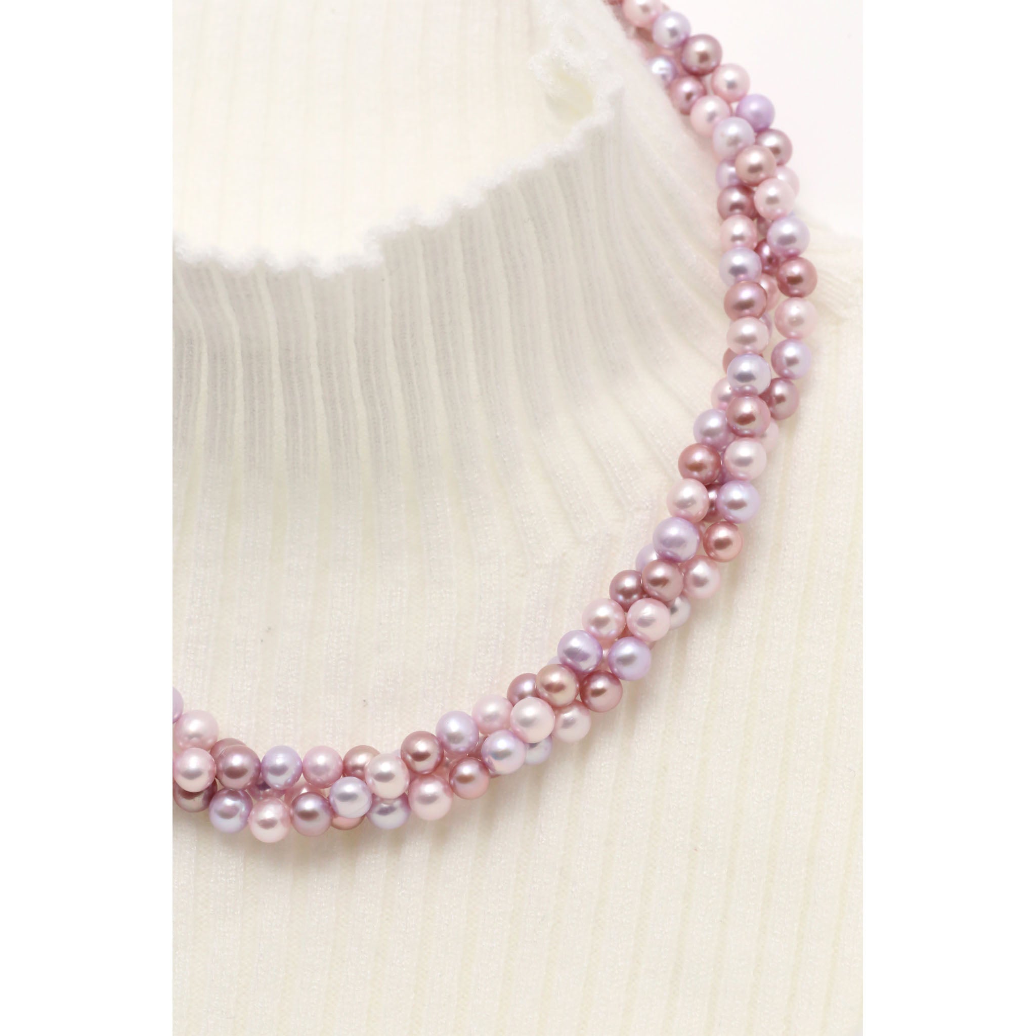 パール ネックレス(淡水真珠/5.5〜6mm/6月誕生石)《25V04701》