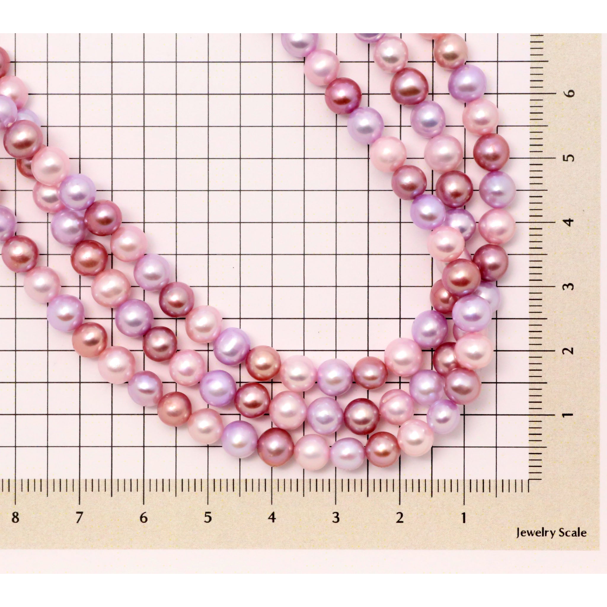 パール ネックレス(淡水真珠/5.5〜6mm/6月誕生石)《25V04701》