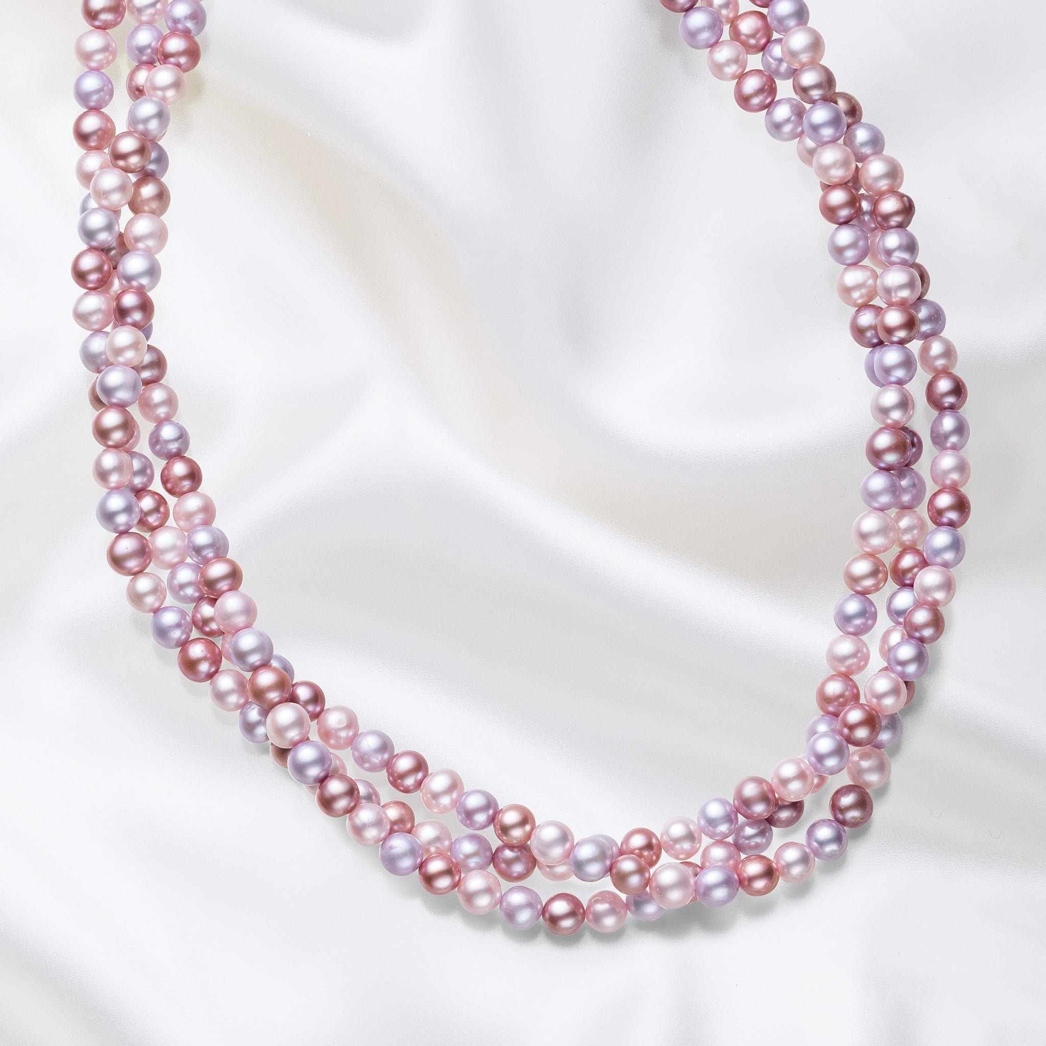 パール ネックレス(淡水真珠/5.5〜6mm/6月誕生石)《25V04701》