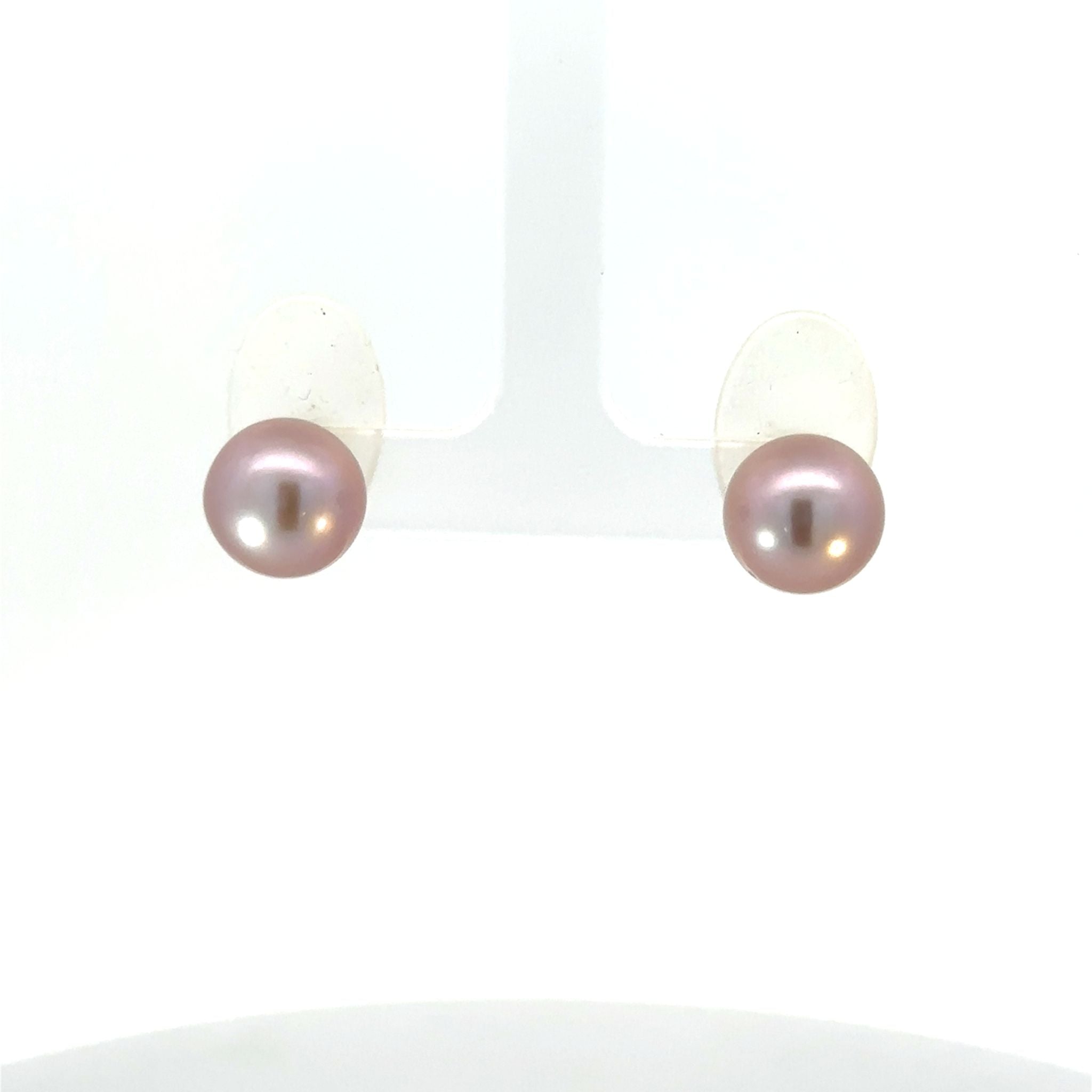 パール プラチナピアス(淡水真珠/11mm/ピンクパープル系/6月誕生石)《26A00204》