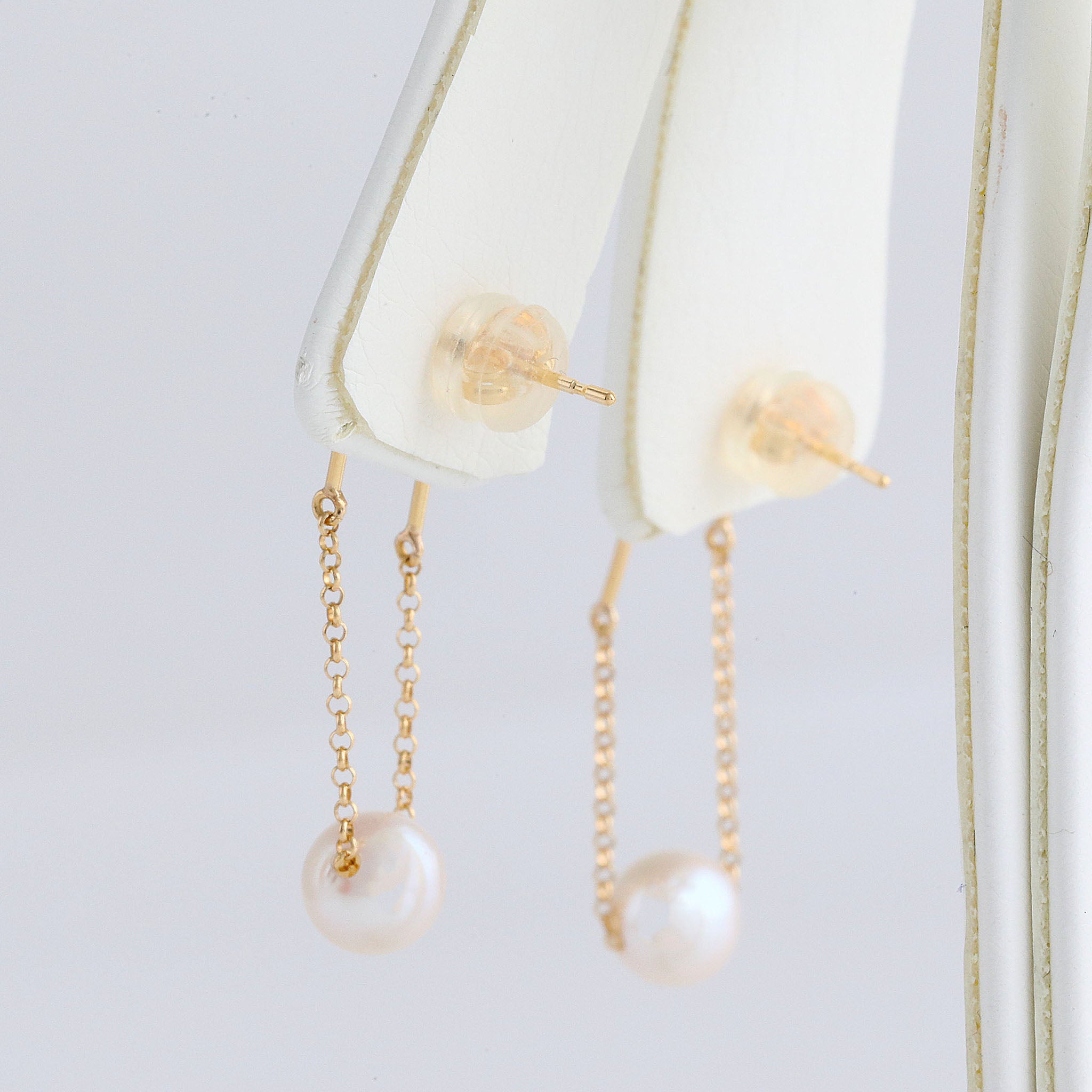 パール K18ピアス(アコヤ真珠/6月誕生石)《26A00401》