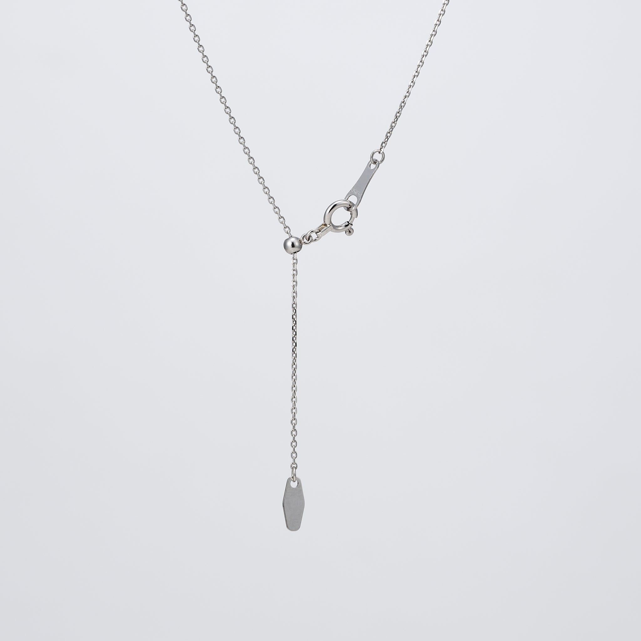 サファイア/ダイヤモンド プラチナネックレス(マルチカラー/9月誕生石)《26A00603》