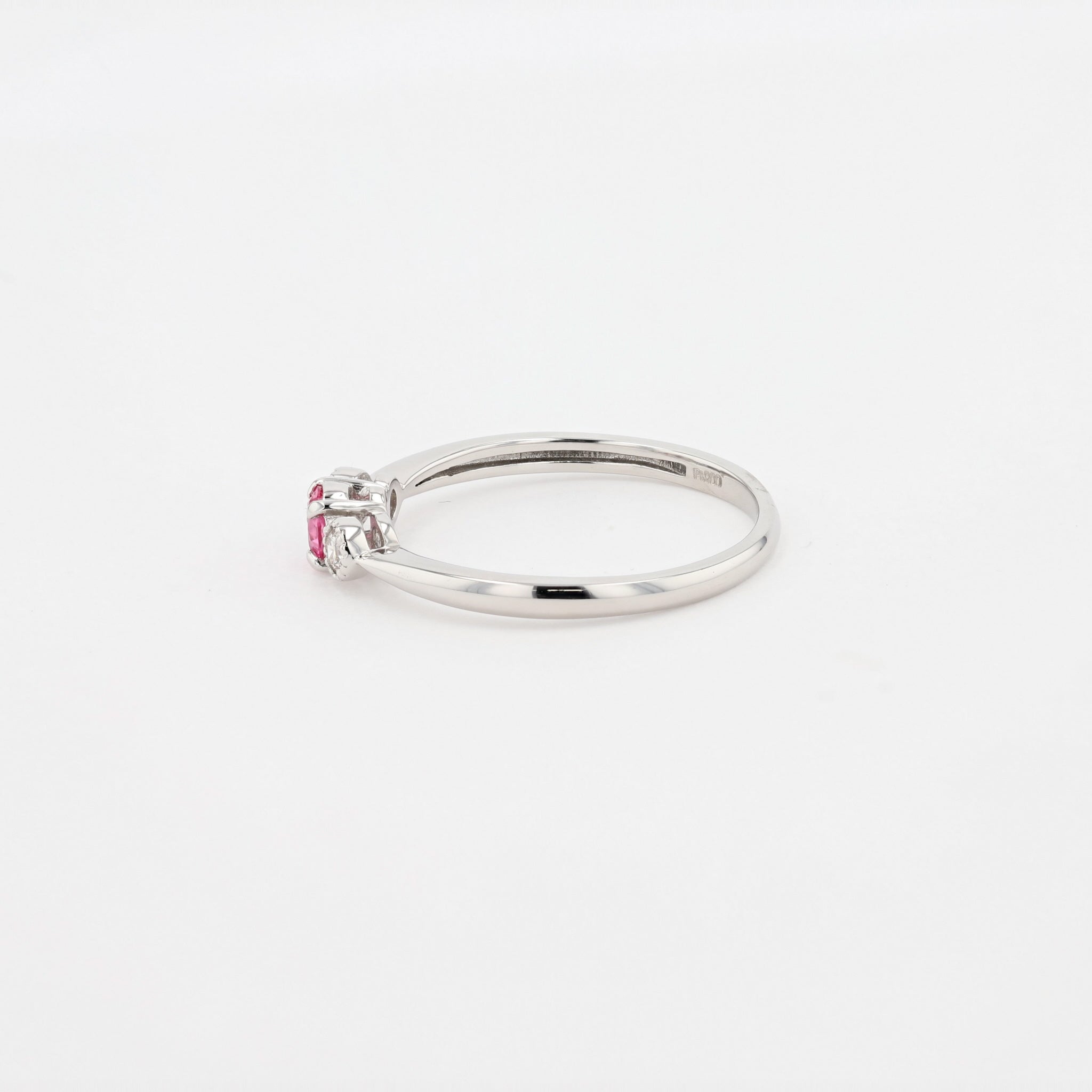 ピンクスピネル/ダイヤモンド プラチナリング(8月誕生石)《26A00606》