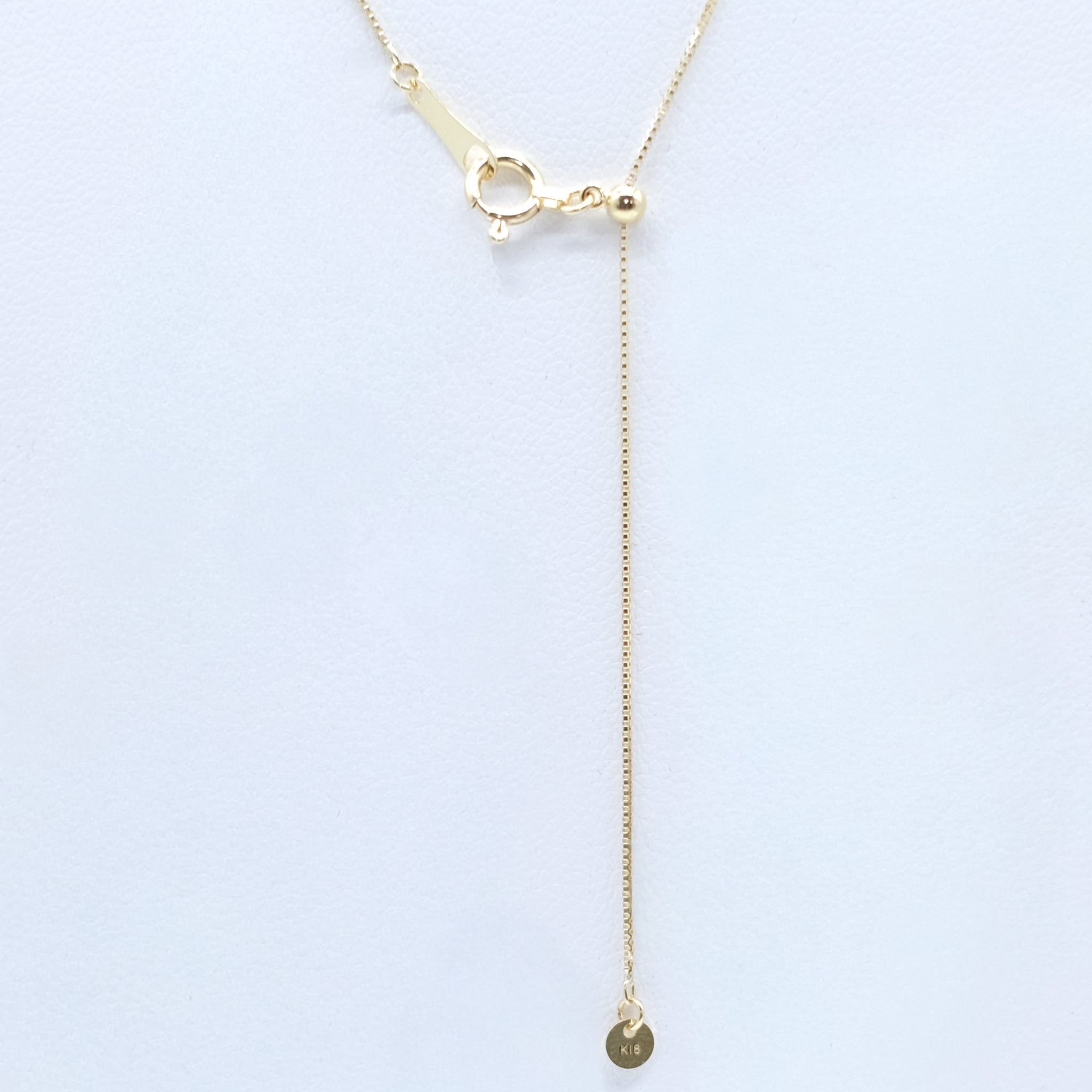 デマントイドガーネット/ダイヤモンド K18ネックレス(1月誕生石)《26A00701》