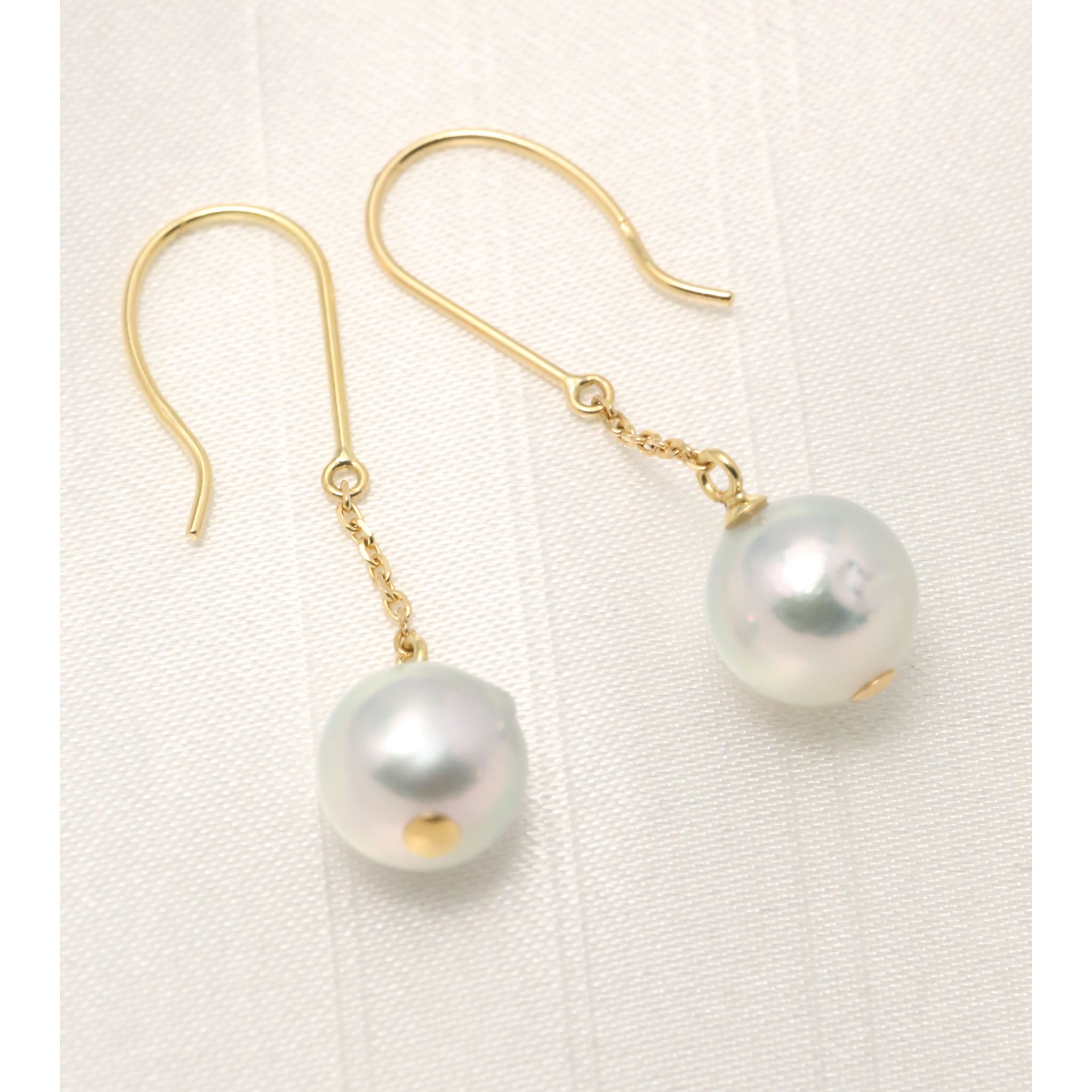 【限定9点】パール K18ピアス(アコヤ真珠/ナチュラルブルー系/6月誕生石)《26A01002》