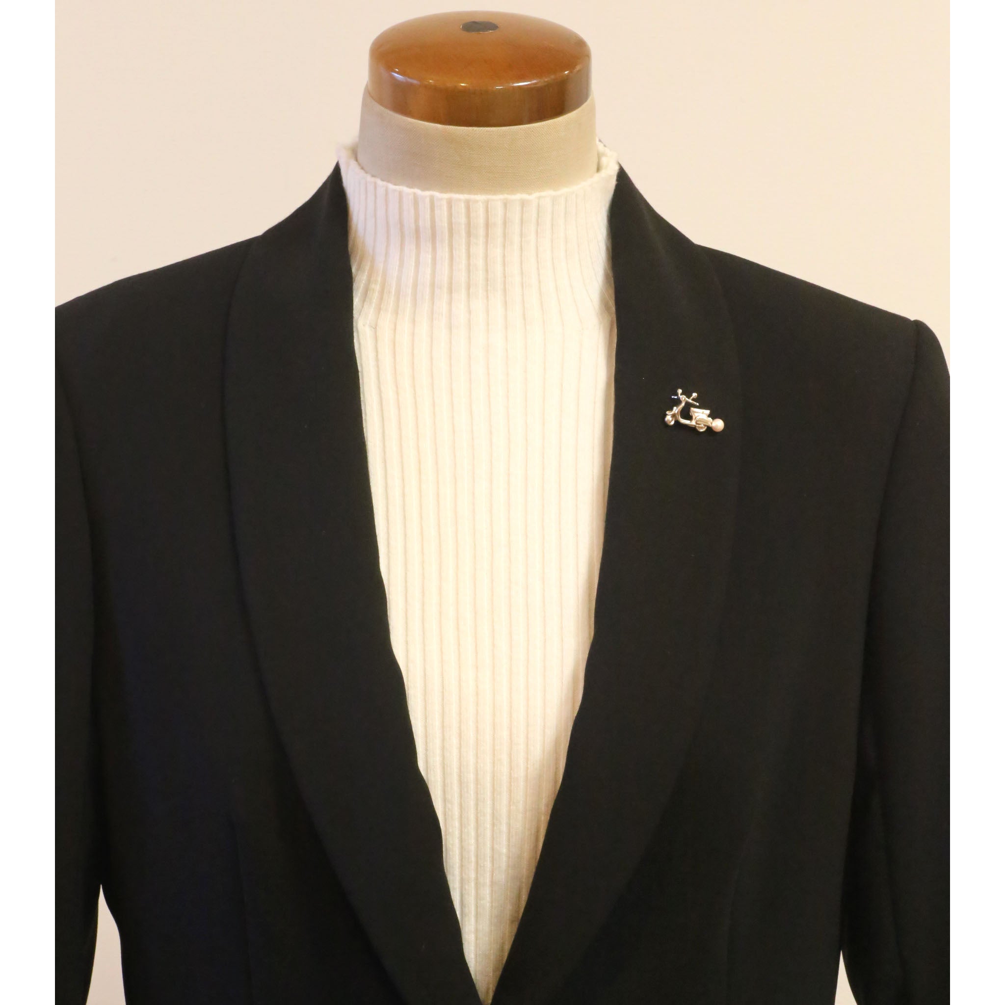 パール シルバーブローチ(アコヤ真珠/スクーターモチーフ/6月誕生石)《26A01004》