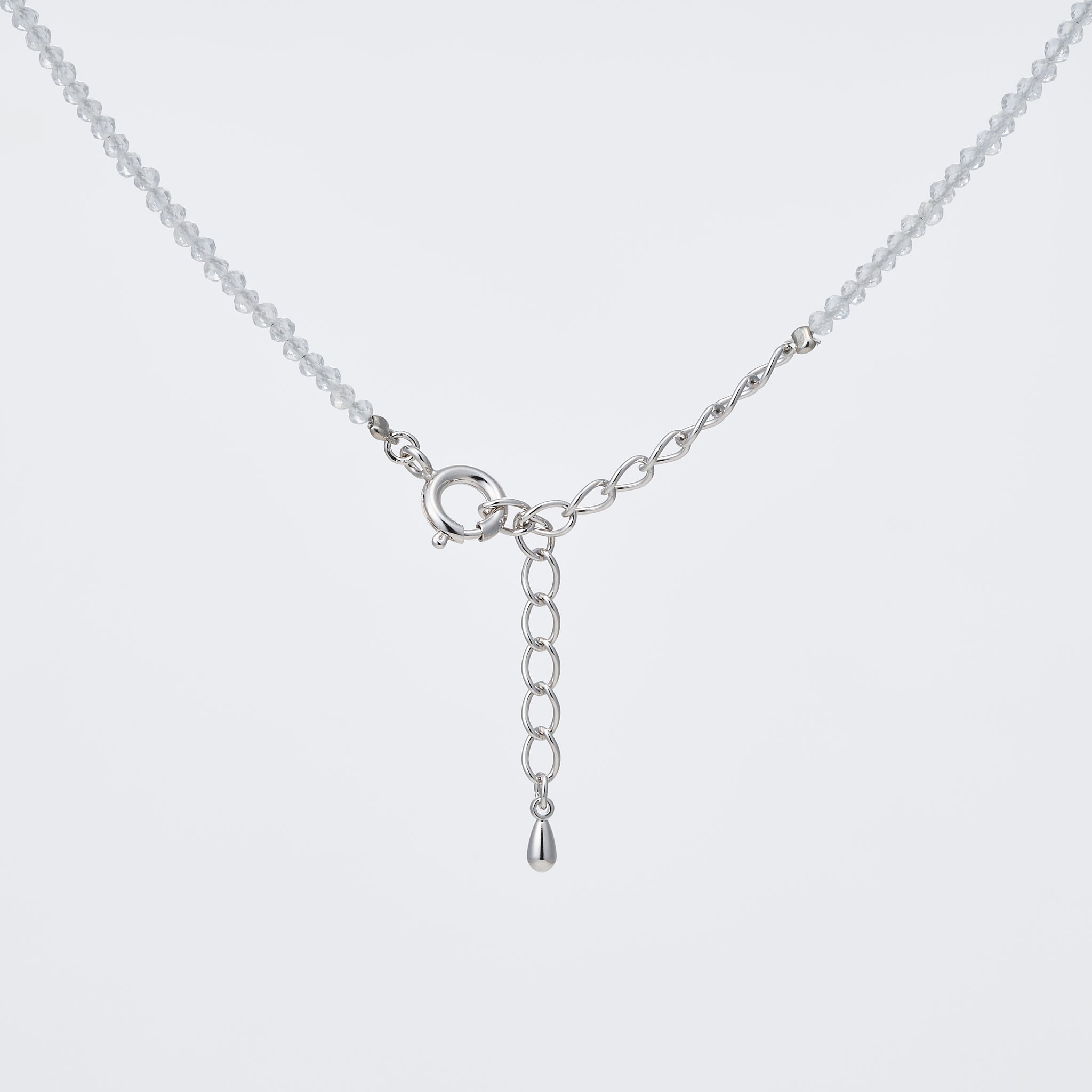 パール/ブルートパーズ ネックレス《26A01007》