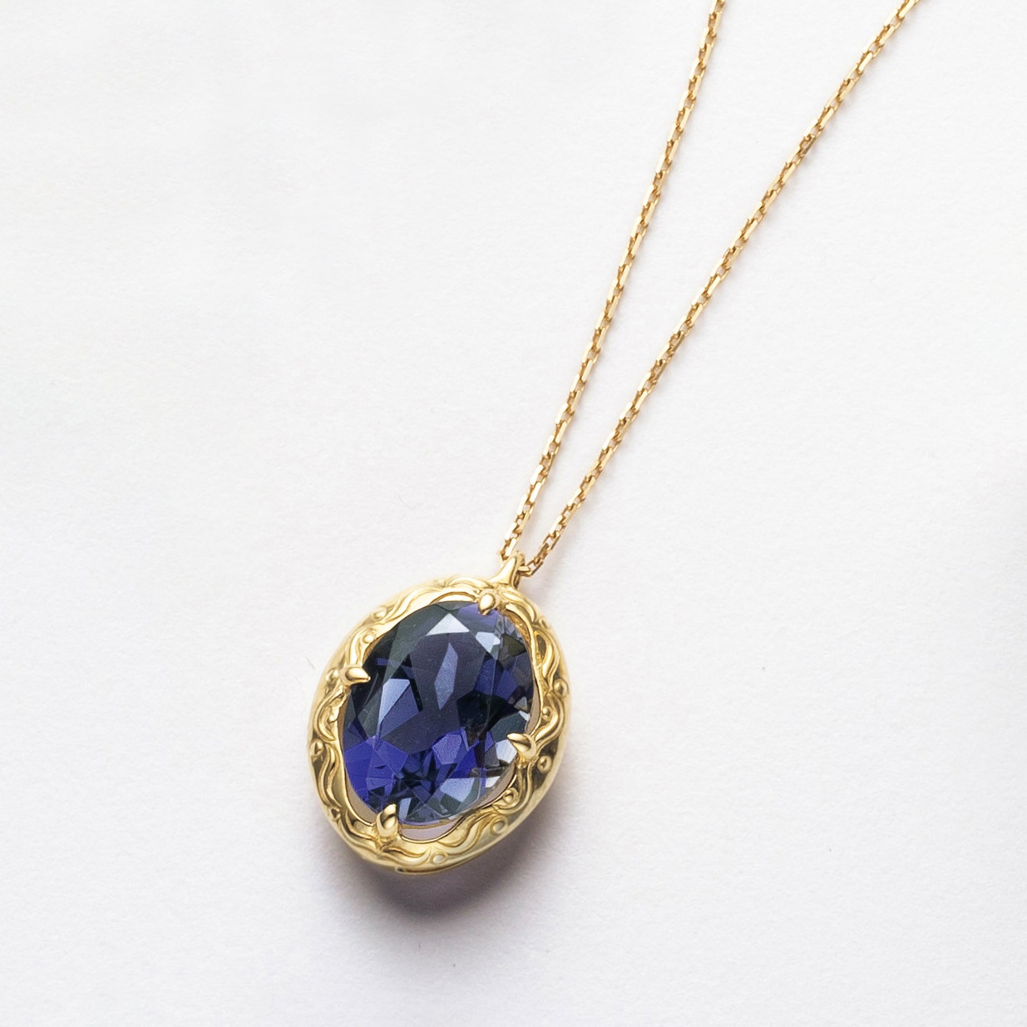 アイオライト K10ネックレス(3月誕生石)《26A01208》 | 京セラ