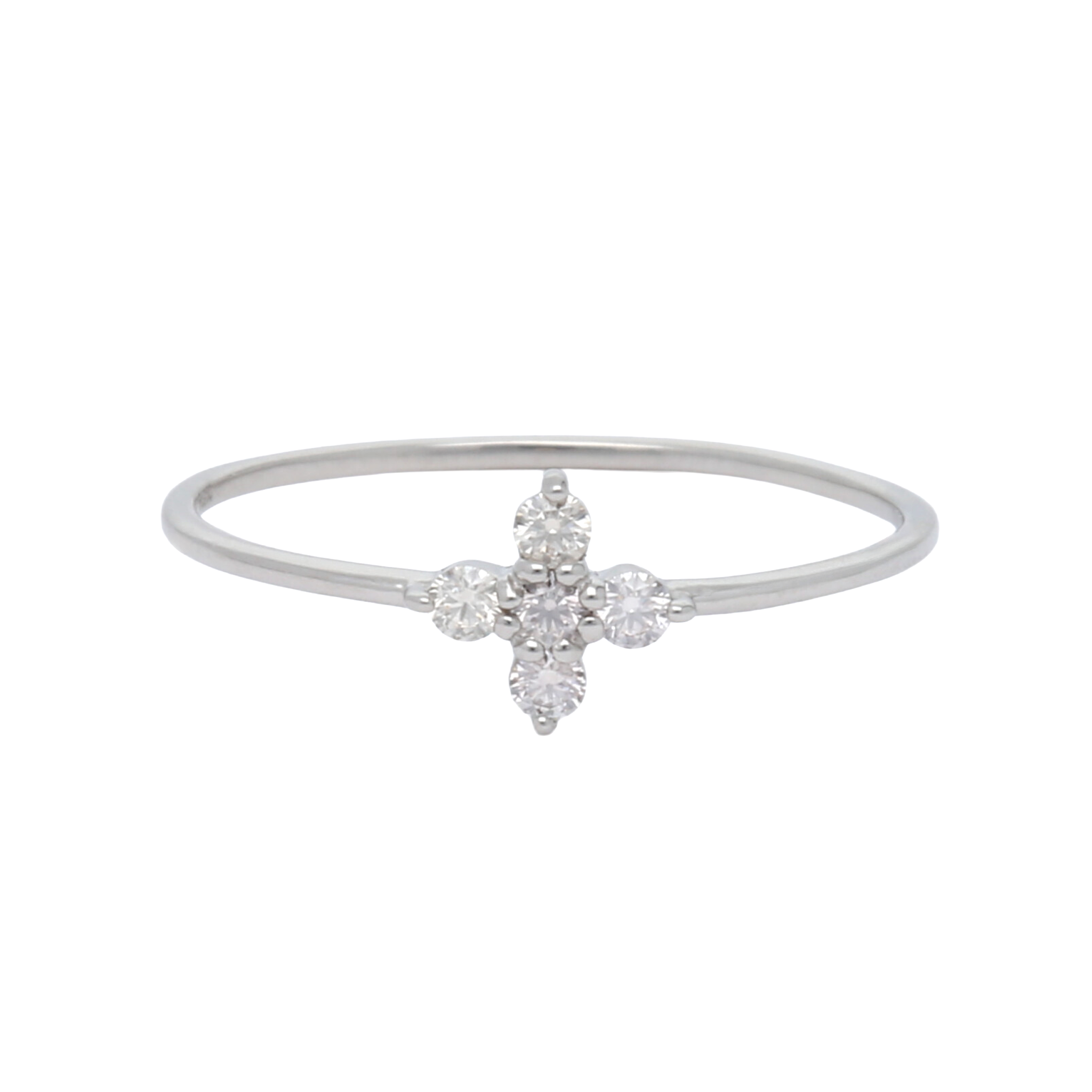 ダイヤモンド プラチナリング(4月誕生石)《26A01304》