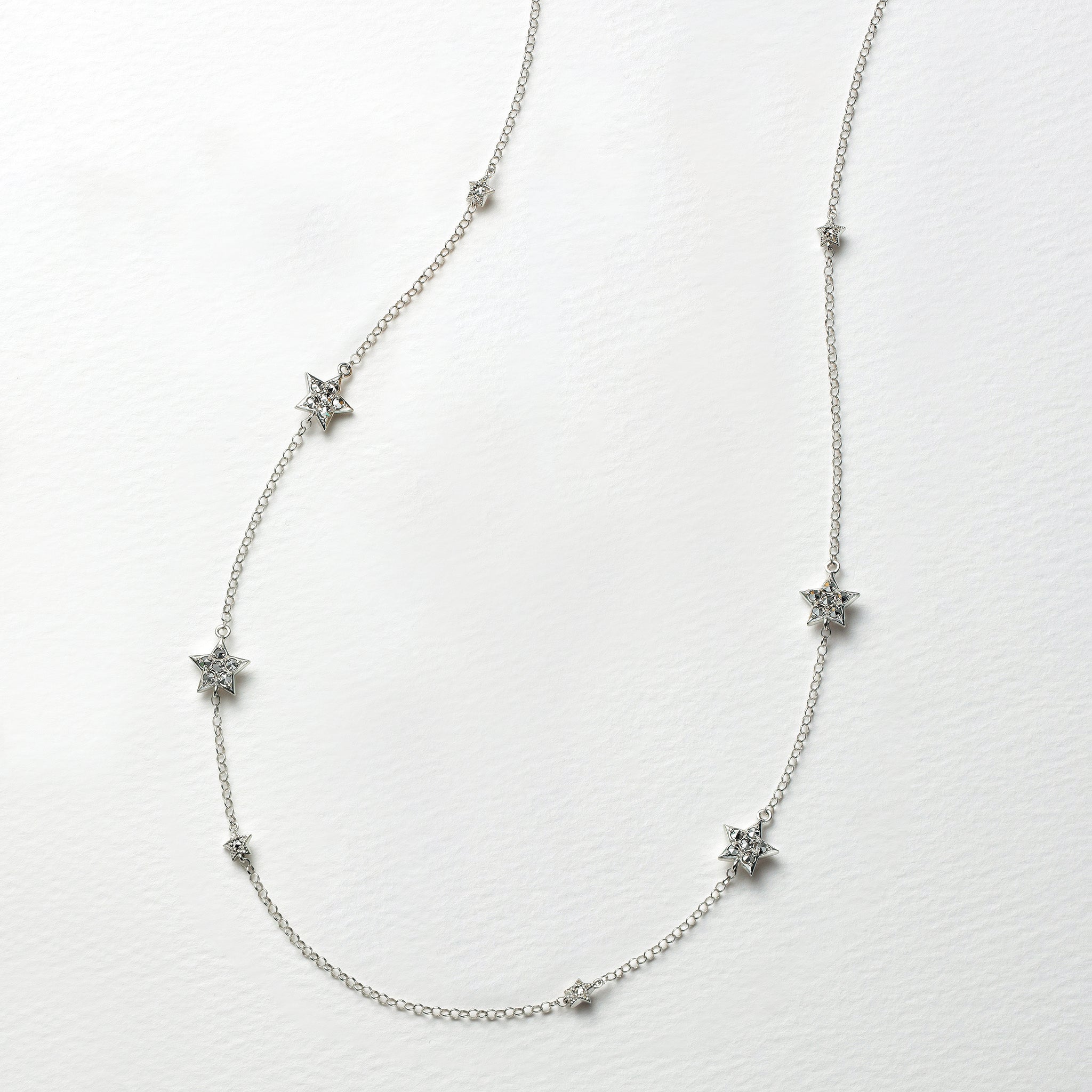 マルカジット シルバーネックレス(星モチーフ/ロング/65cm)《26A01413》