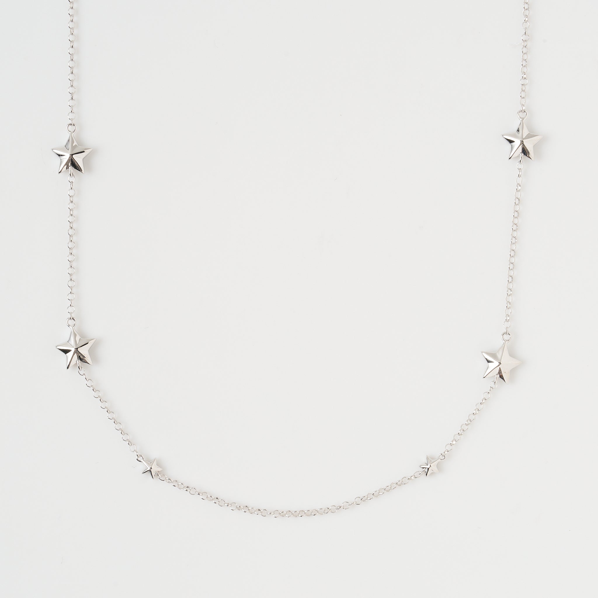 マルカジット シルバーネックレス(星モチーフ/ロング/65cm)《26A01413》