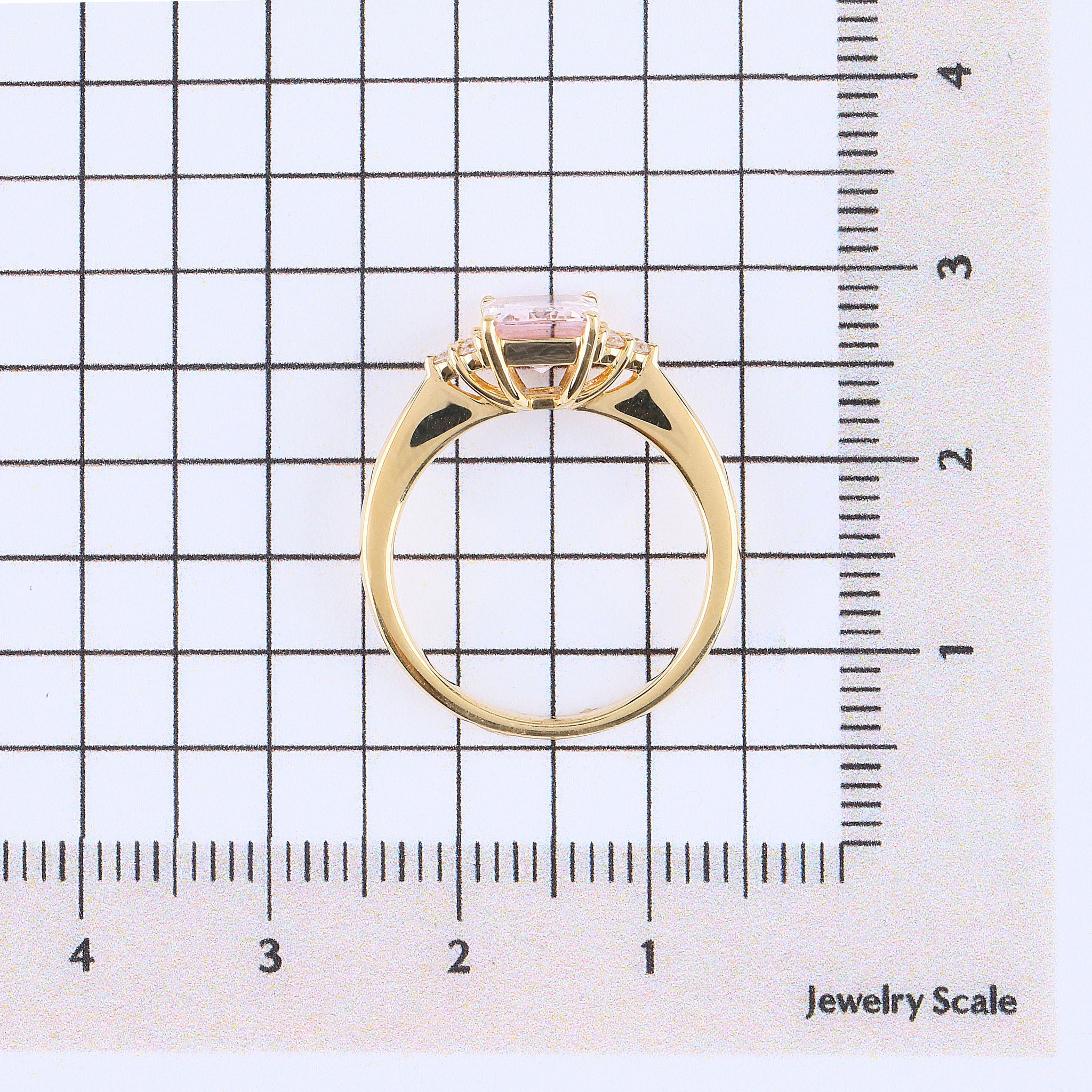 【限定3点】モルガナイト/ダイヤモンド K18リング(1.0カラット/ステップカット/4月誕生石)《26A01604》