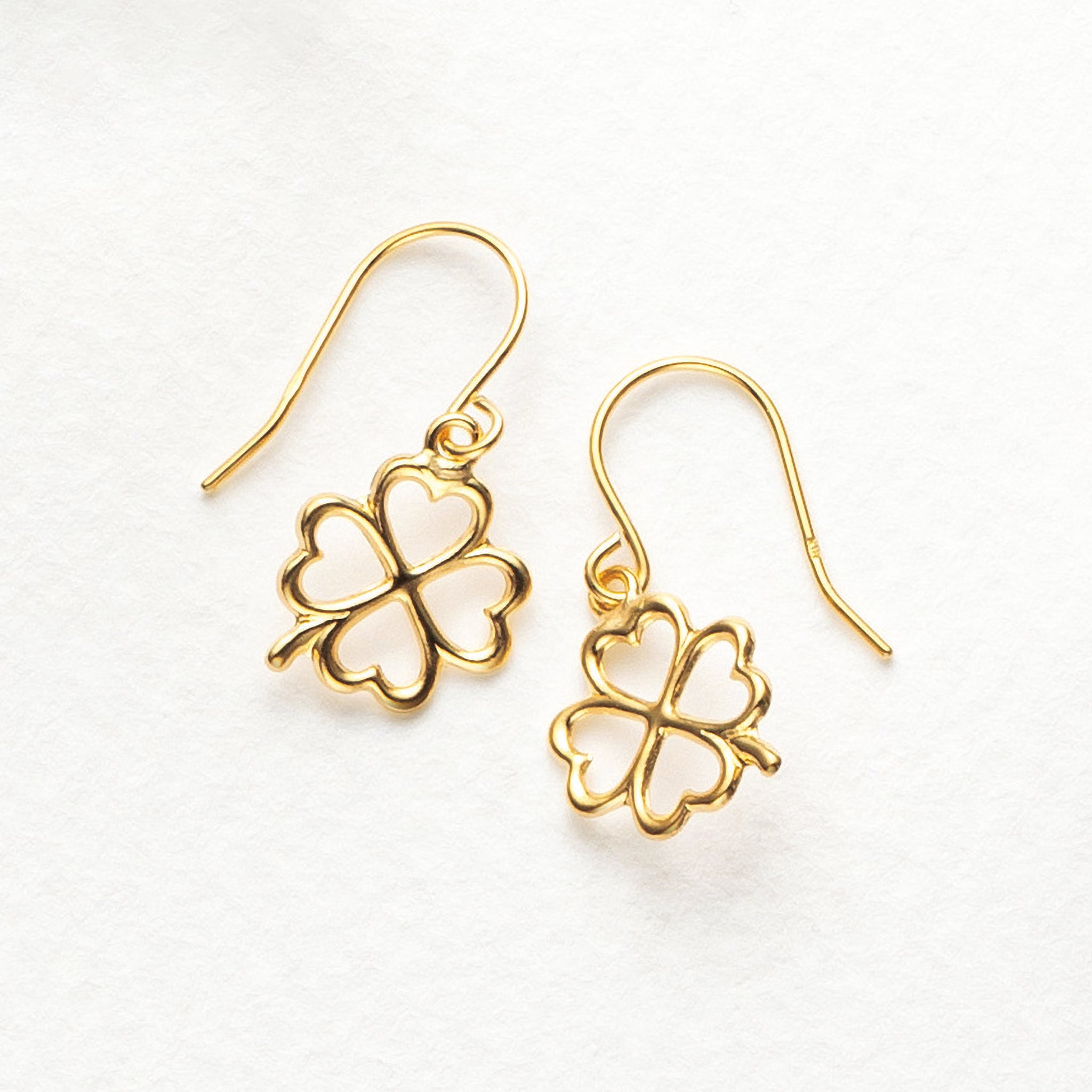 【限定10点】K18ピアス(クローバーモチーフ)《26A01903》