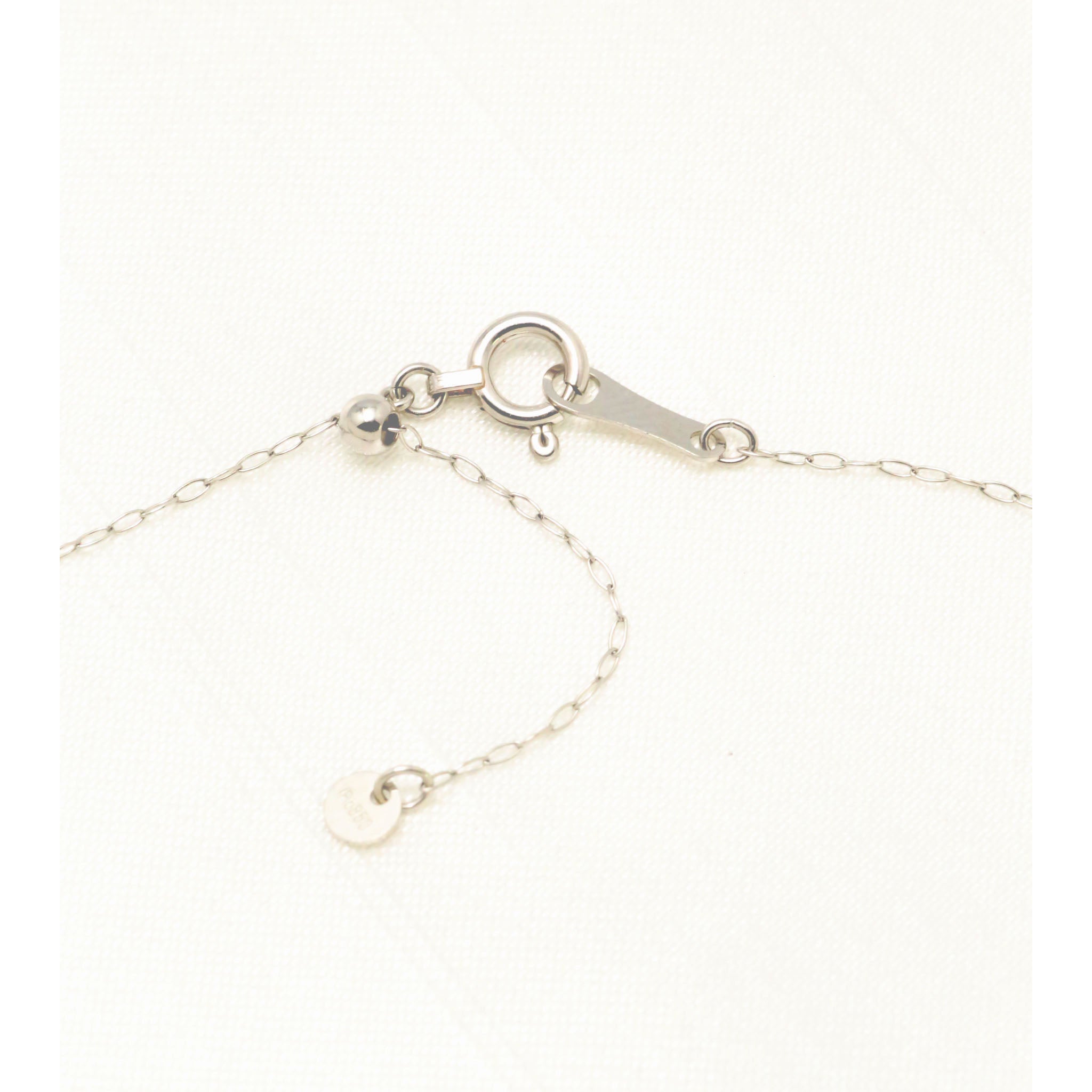 パール プラチナネックレス(アコヤ真珠/馬蹄モチーフ/6月誕生石)《26A01907》