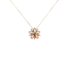 モルガナイト/アンデシンラブラドライト K18ネックレス(4月誕生石)《26A02003》