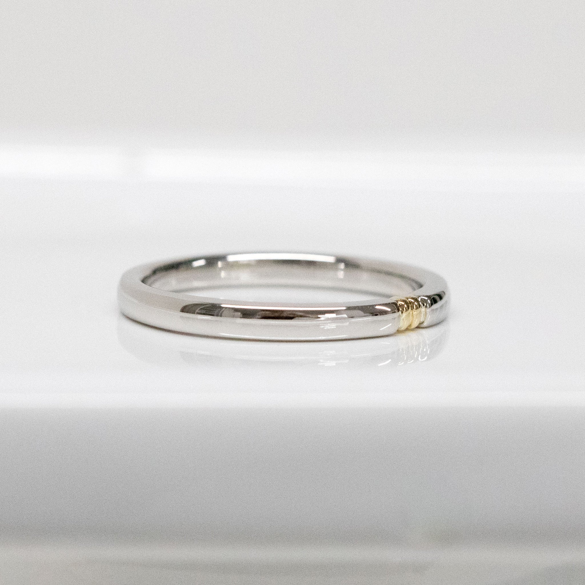 プラチナ/K18リング(コンビカラー)《26A02406》