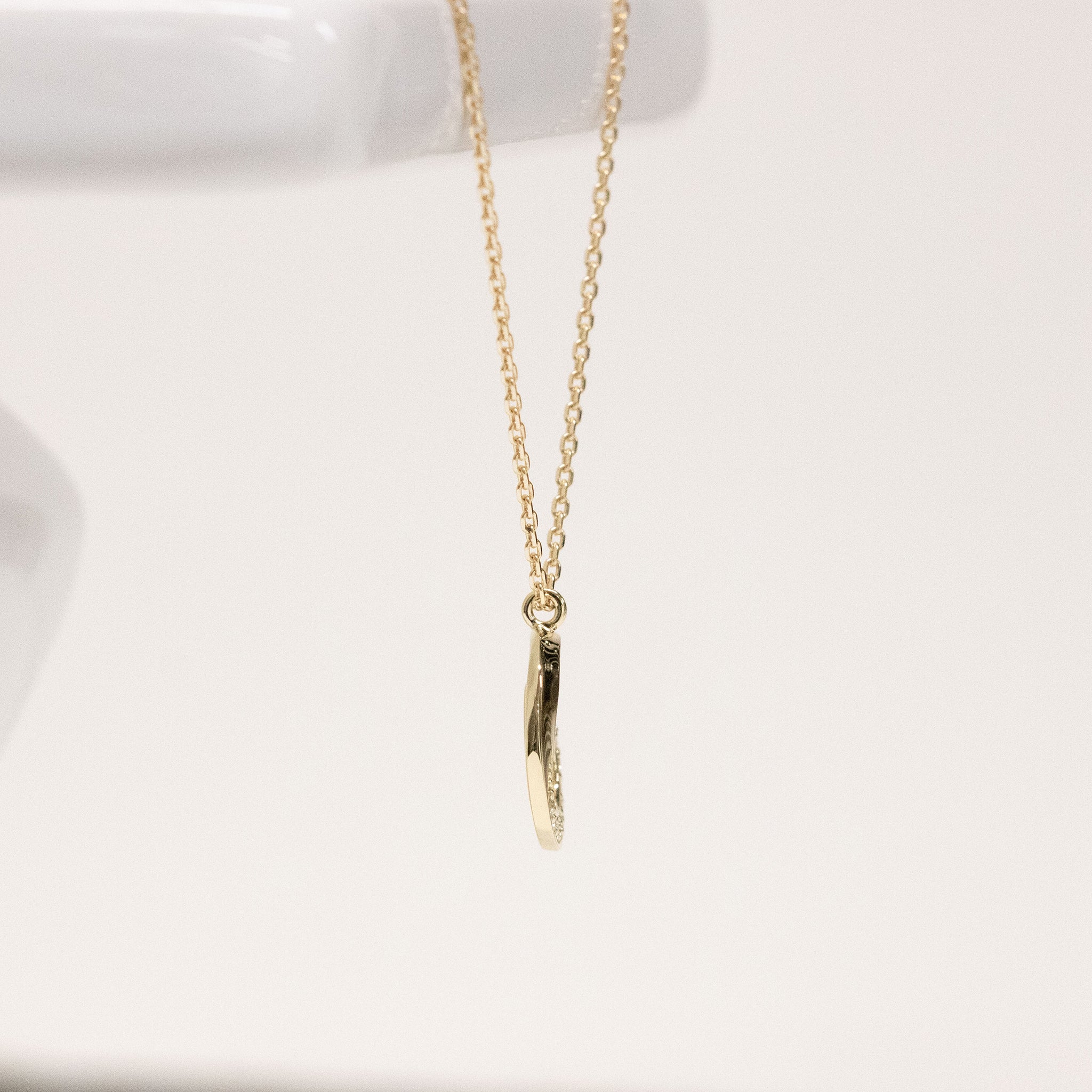 ダイヤモンド K18ネックレス(4月誕生石)《26A02605》