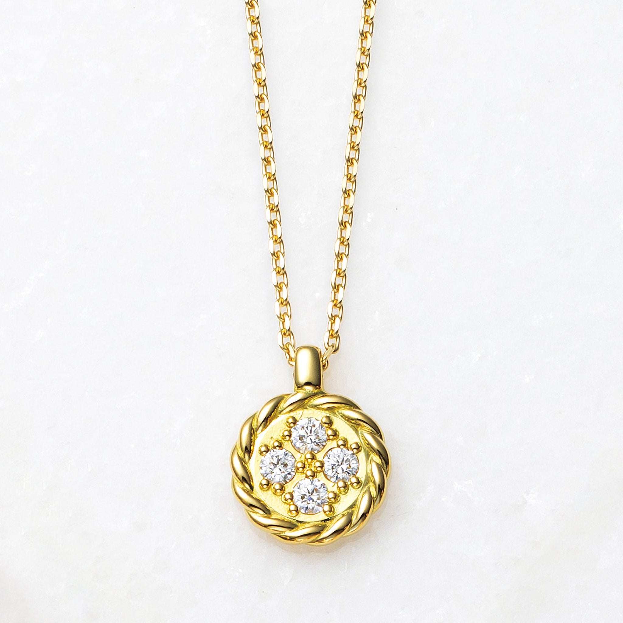 ダイヤモンド K18ネックレス(4月誕生石)《26A02608》 | 京セラ