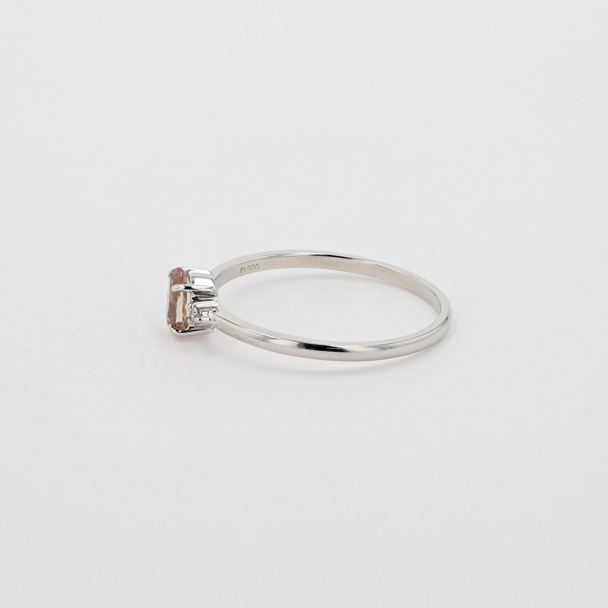 ゾイサイト/ダイヤモンド プラチナリング《26A02701》