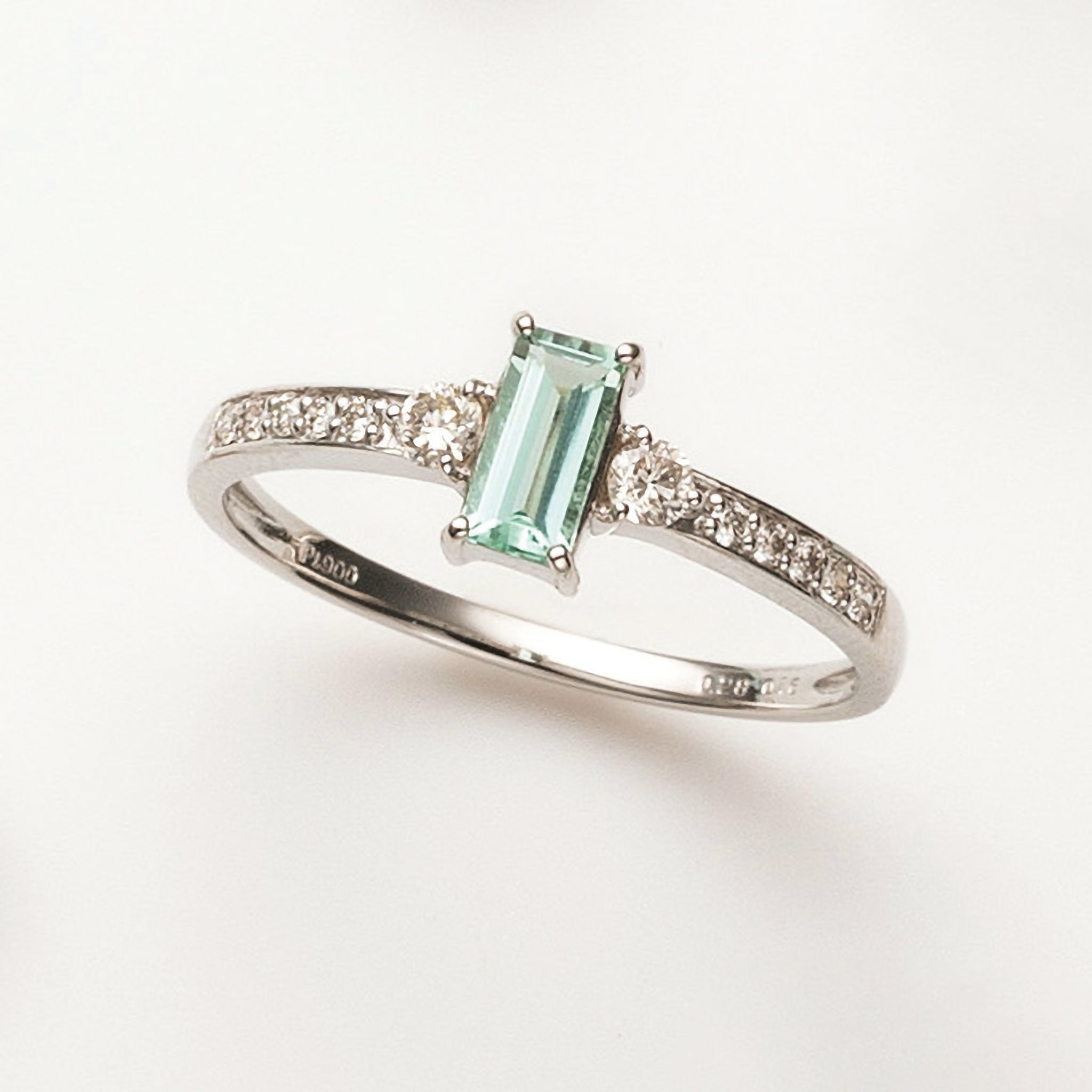 トルマリン/ダイヤモンド プラチナリング《26A02706》 | 京セラ