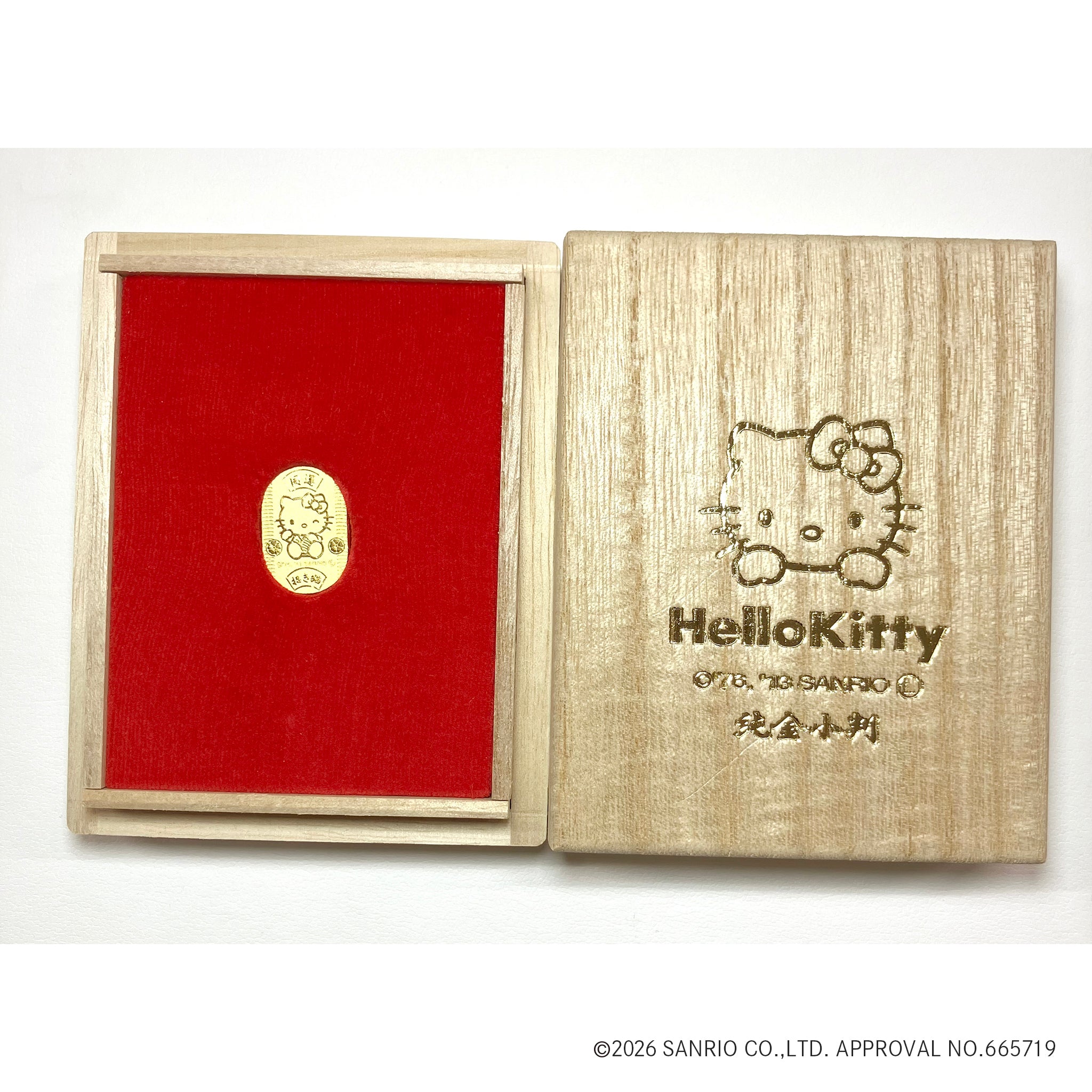 K24小判(純金/3g/HELLO KITTY/ハローキティ)《26A03101》
