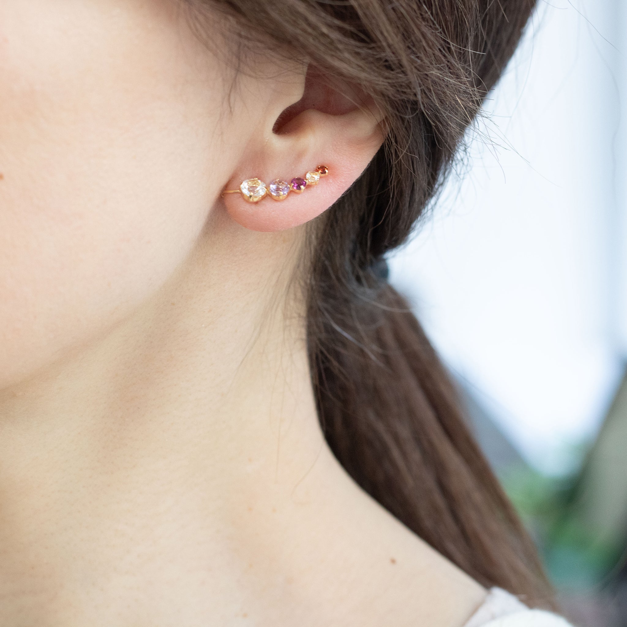 マルチカラー K10イヤリング《26A03304》