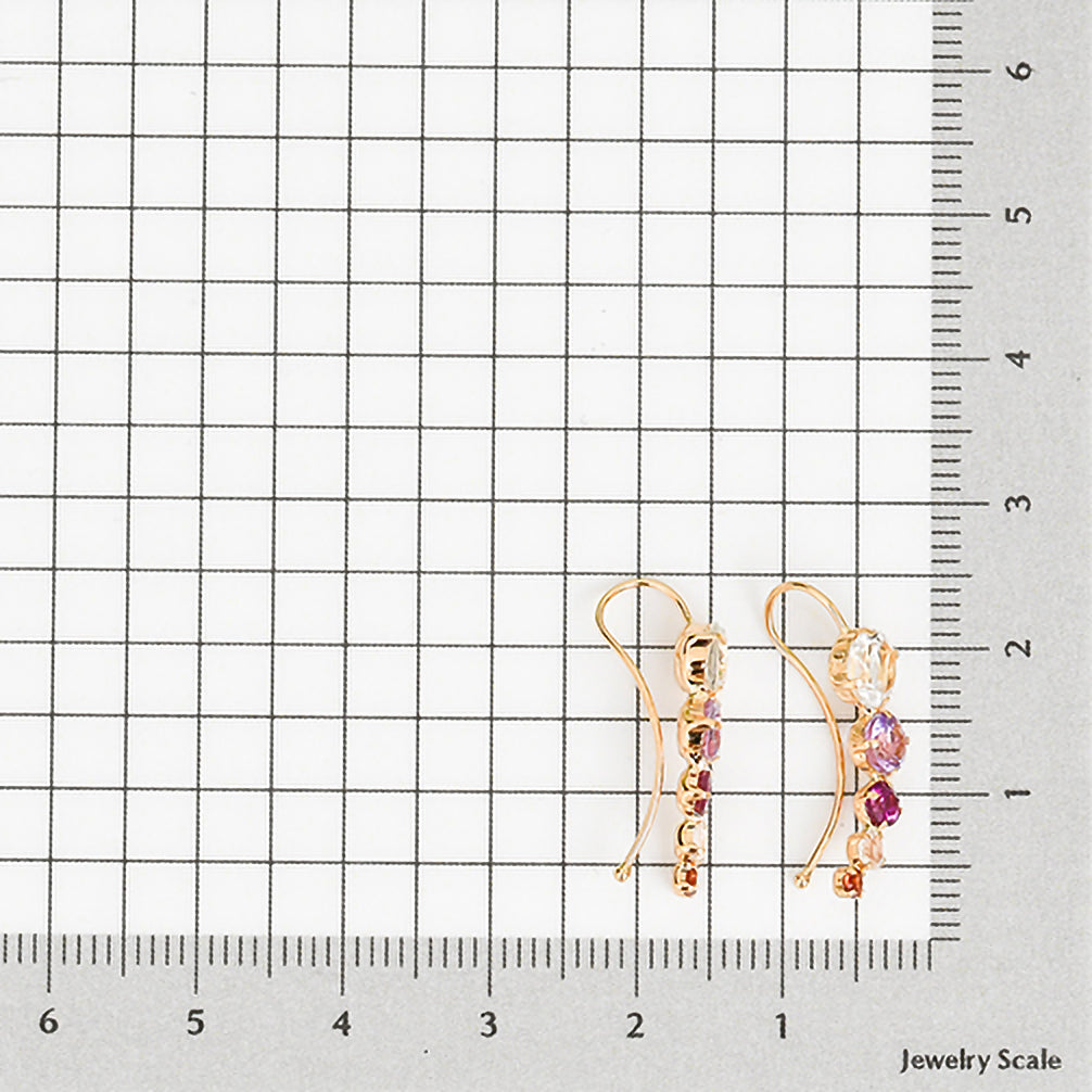 マルチカラー K10イヤリング《26A03304》
