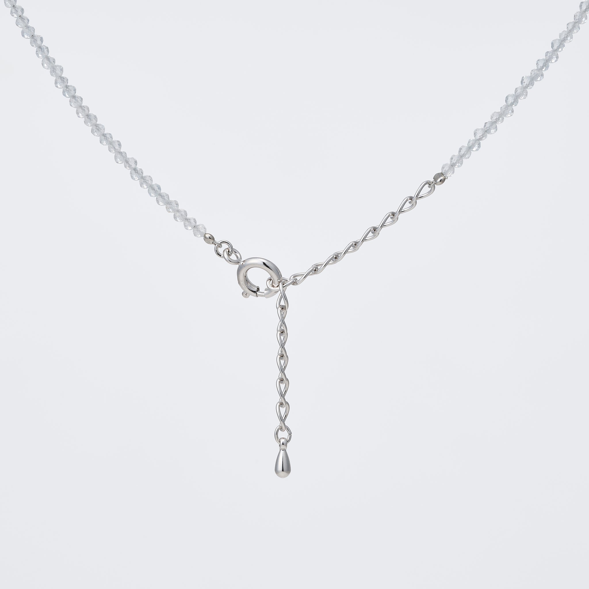 アメシスト/ホワイトトパーズ ネックレス(2月誕生石)《26A03309》