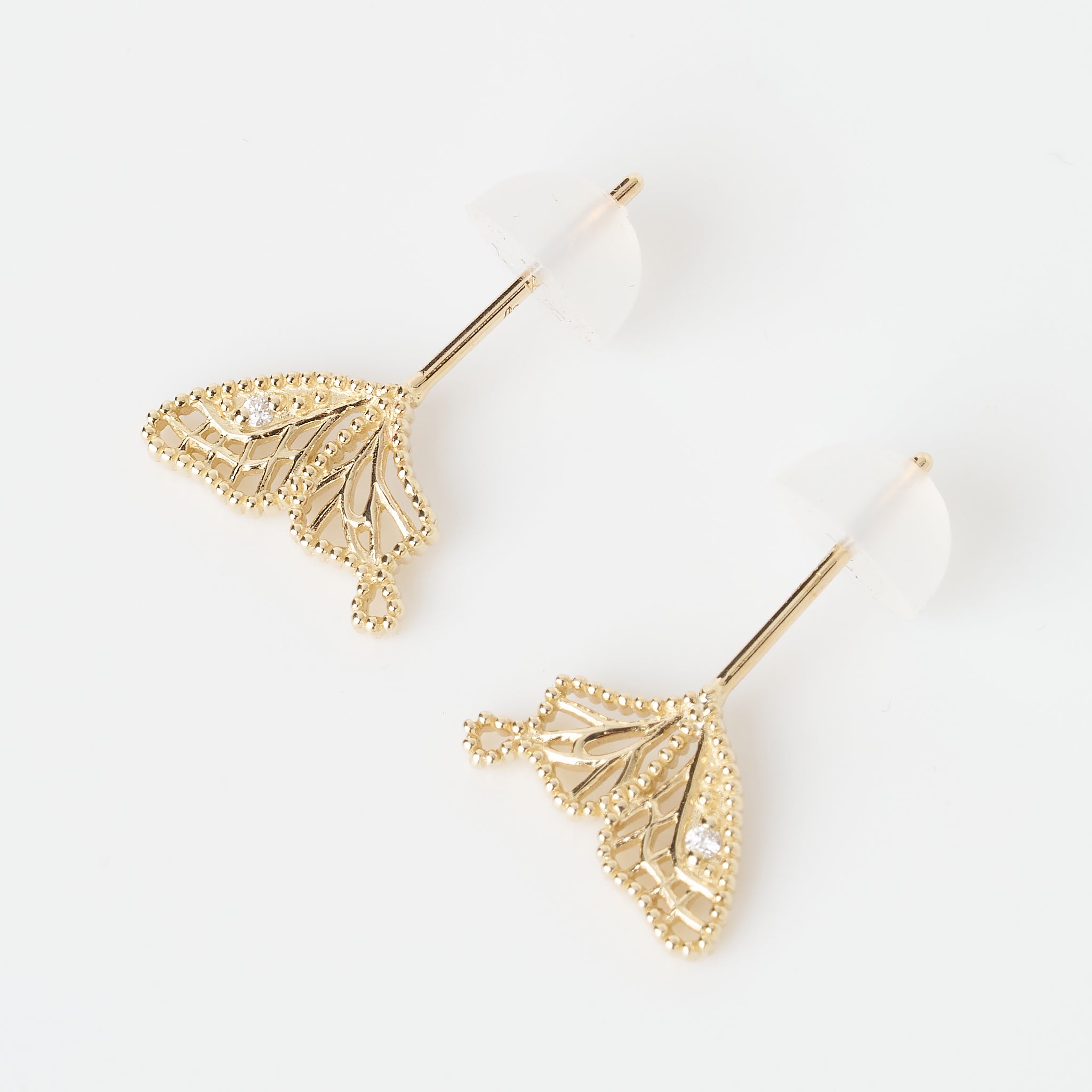 K10ピアス(蝶モチーフ)《26A03508》