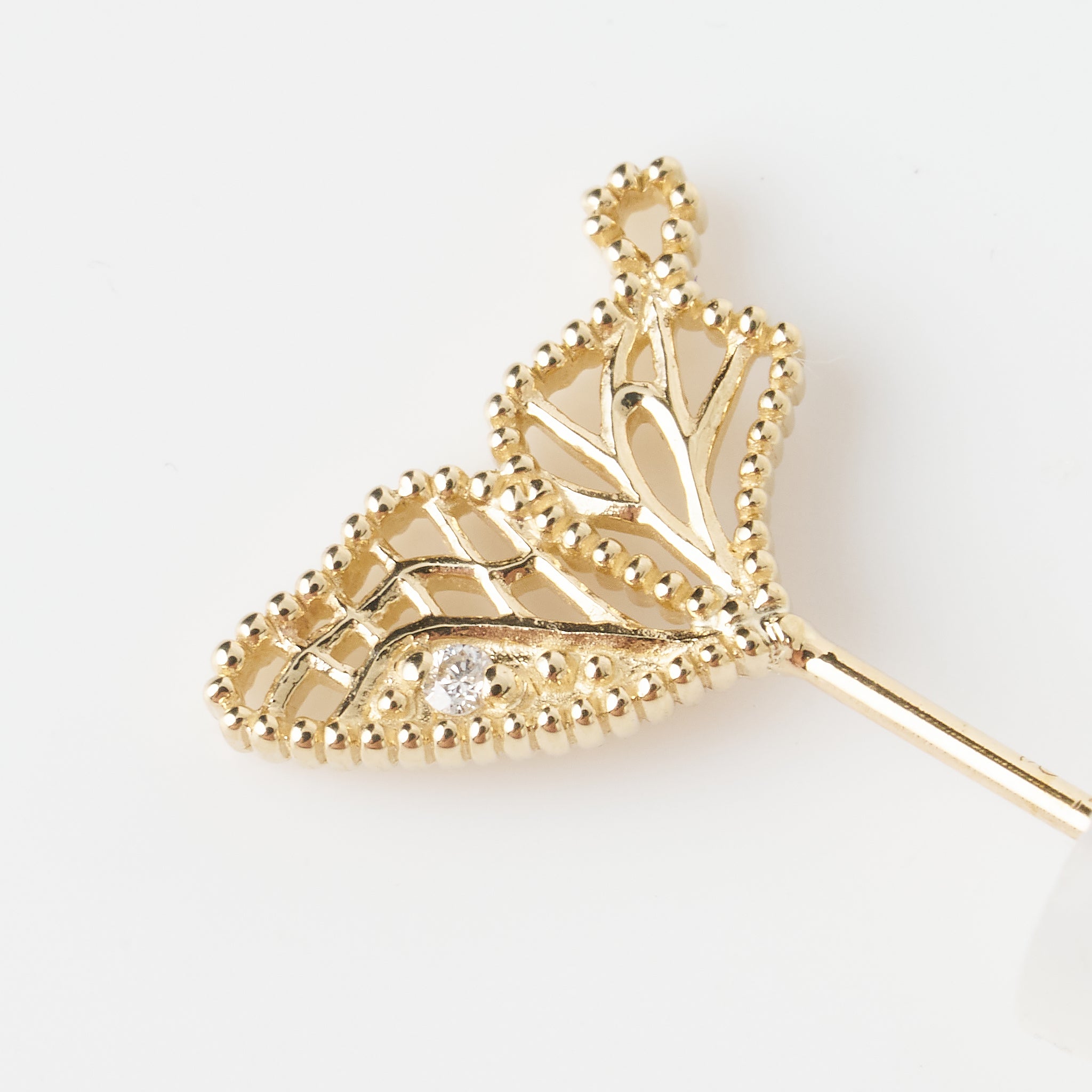 K10ピアス(蝶モチーフ)《26A03508》