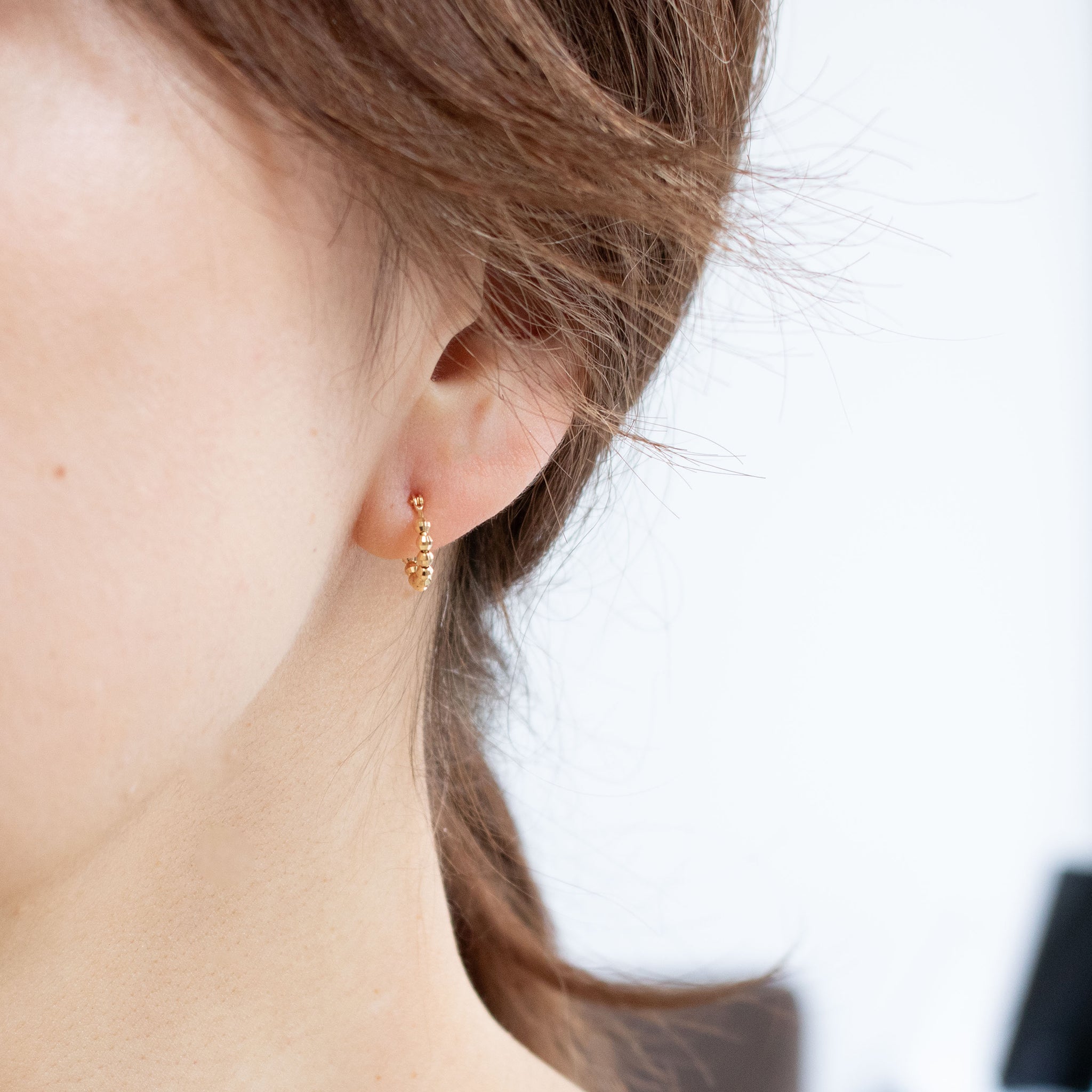 K18ピアス(フープ)《26A03608》