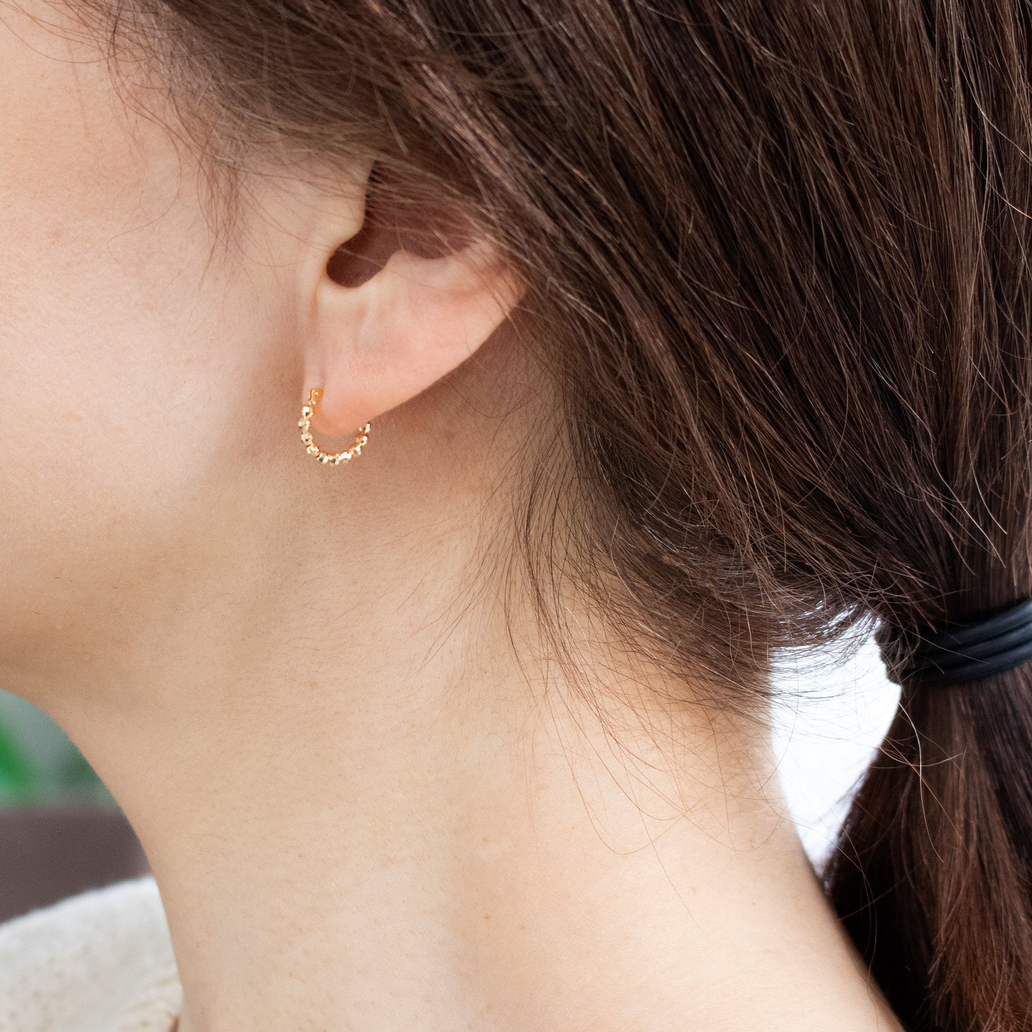 K18ピアス(フープ)《26A03608》