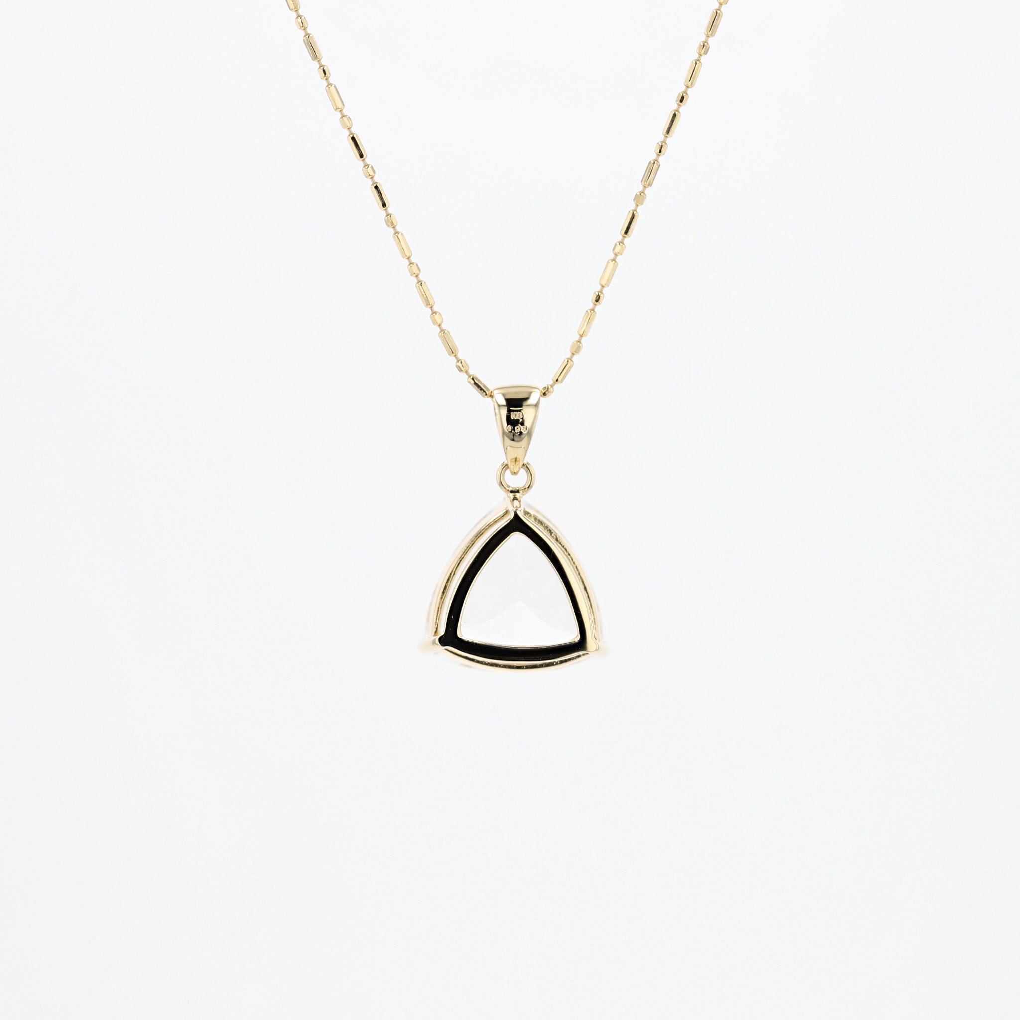 ロッククリスタル K18ペンダントトップ(トリリアントカット)《26A03801》