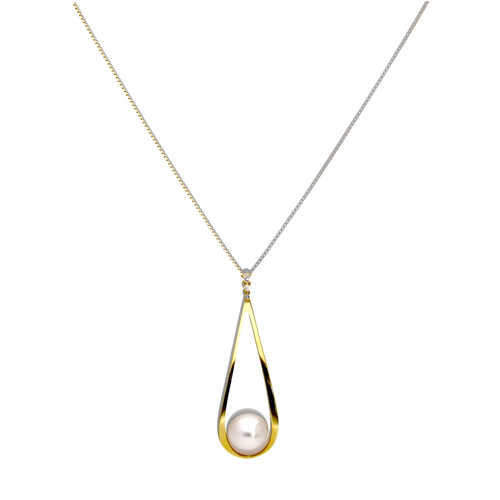 パール K18ネックレス(アコヤ真珠/7.5mm/6月誕生石)《26A03804》