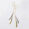 K18/プラチナピアス(コンビカラー)《26A03806》