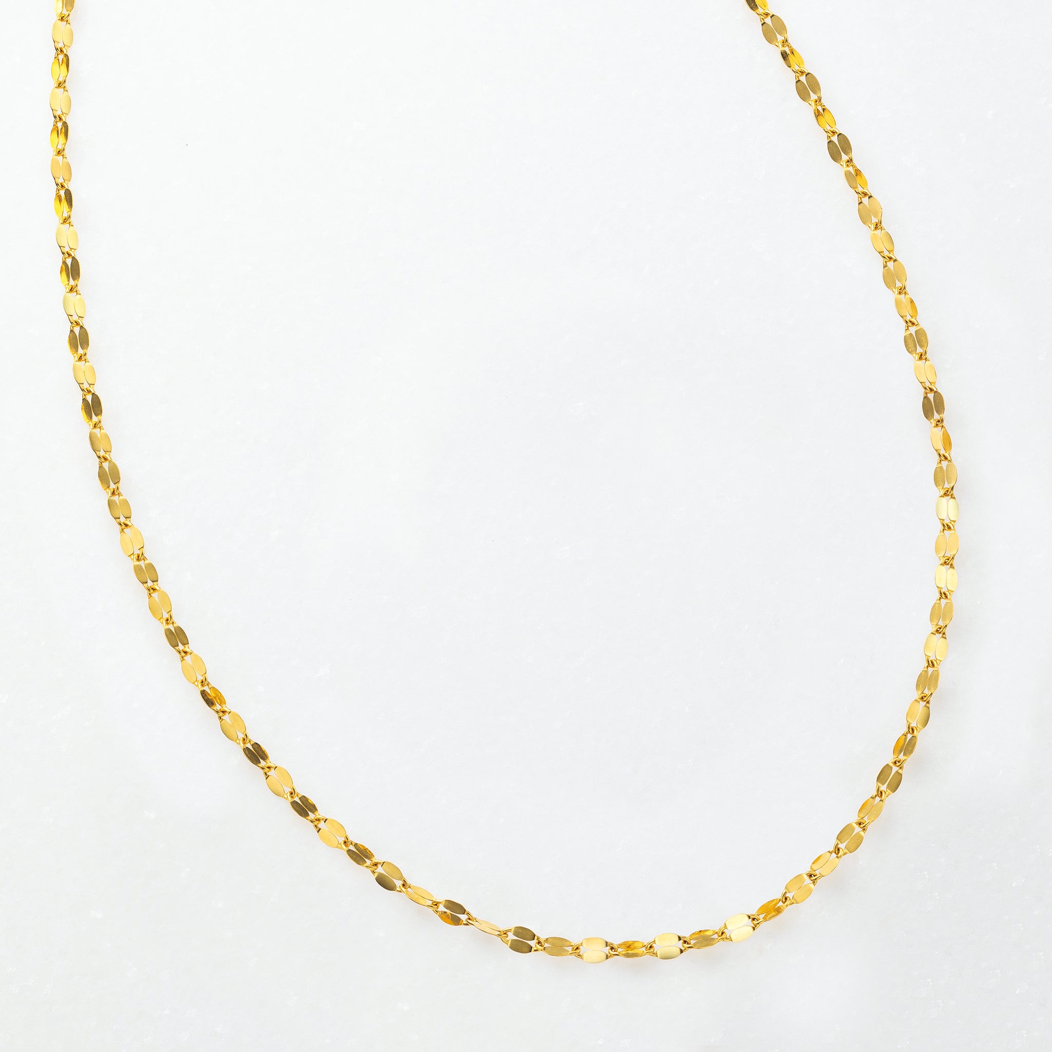 K24ネックレス(純金/ペタルチェーン)《26A04002》