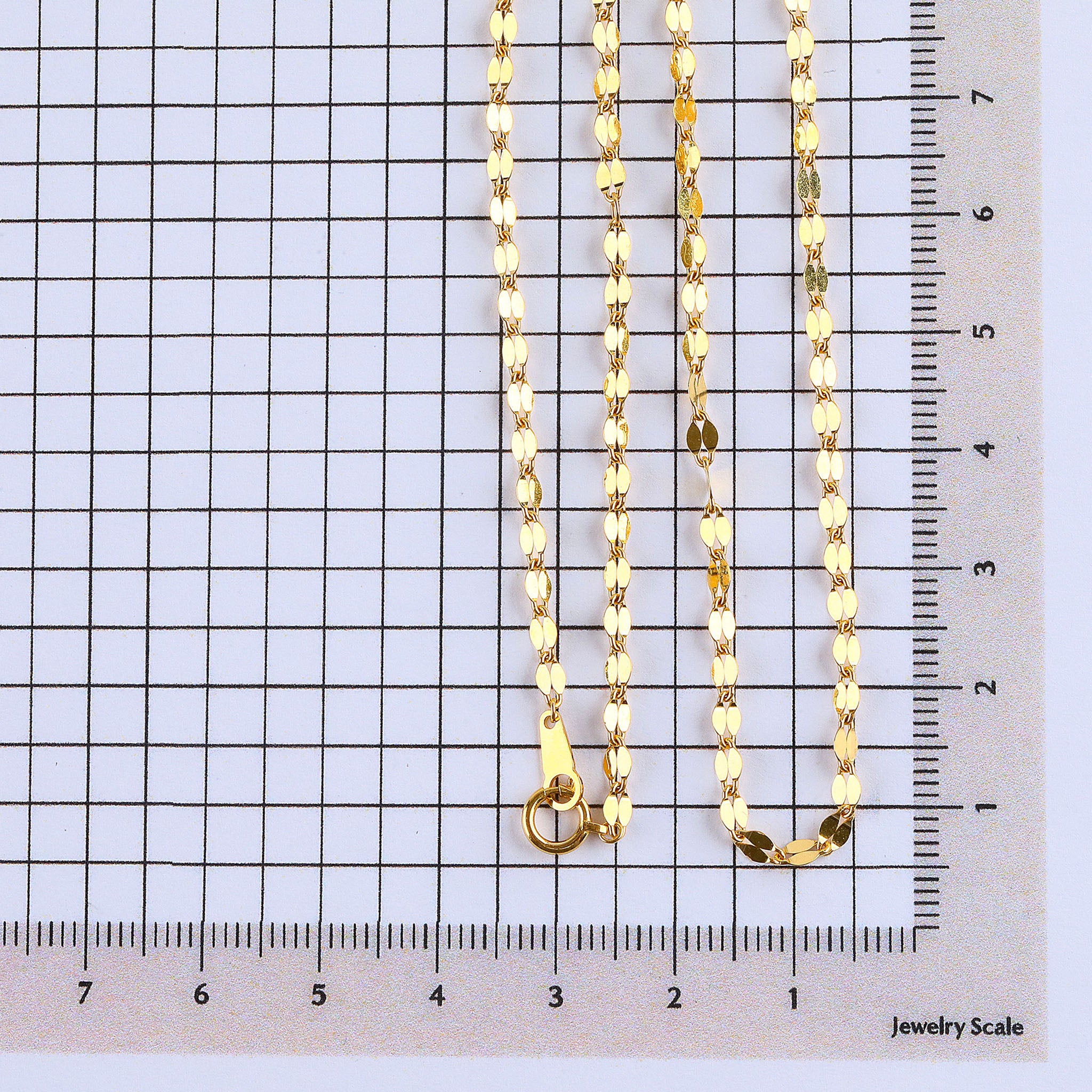 K24ネックレス(純金/ペタルチェーン)《26A04003》