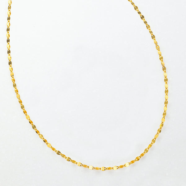 K24ネックレス(純金/ペタルチェーン)《26A04003》 | 京セラジュエリー