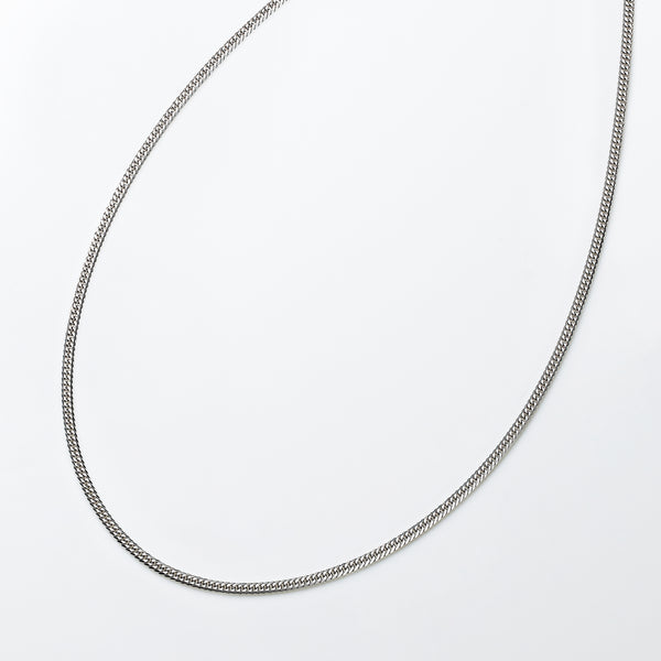 Pt999ネックレス(純プラチナ/喜平ダブル6面カット/造幣局品位刻印付