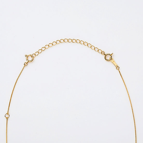 K18アジャスターチェーン(イエローゴールド/5cm/「楽わ」付き)《26A04107》