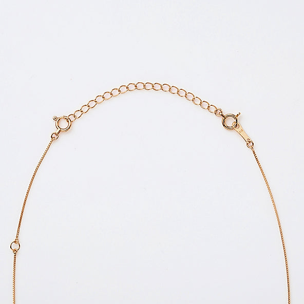 K18アジャスターチェーン(ピンクゴールド/5cm/「楽わ」付き)《26A04108》