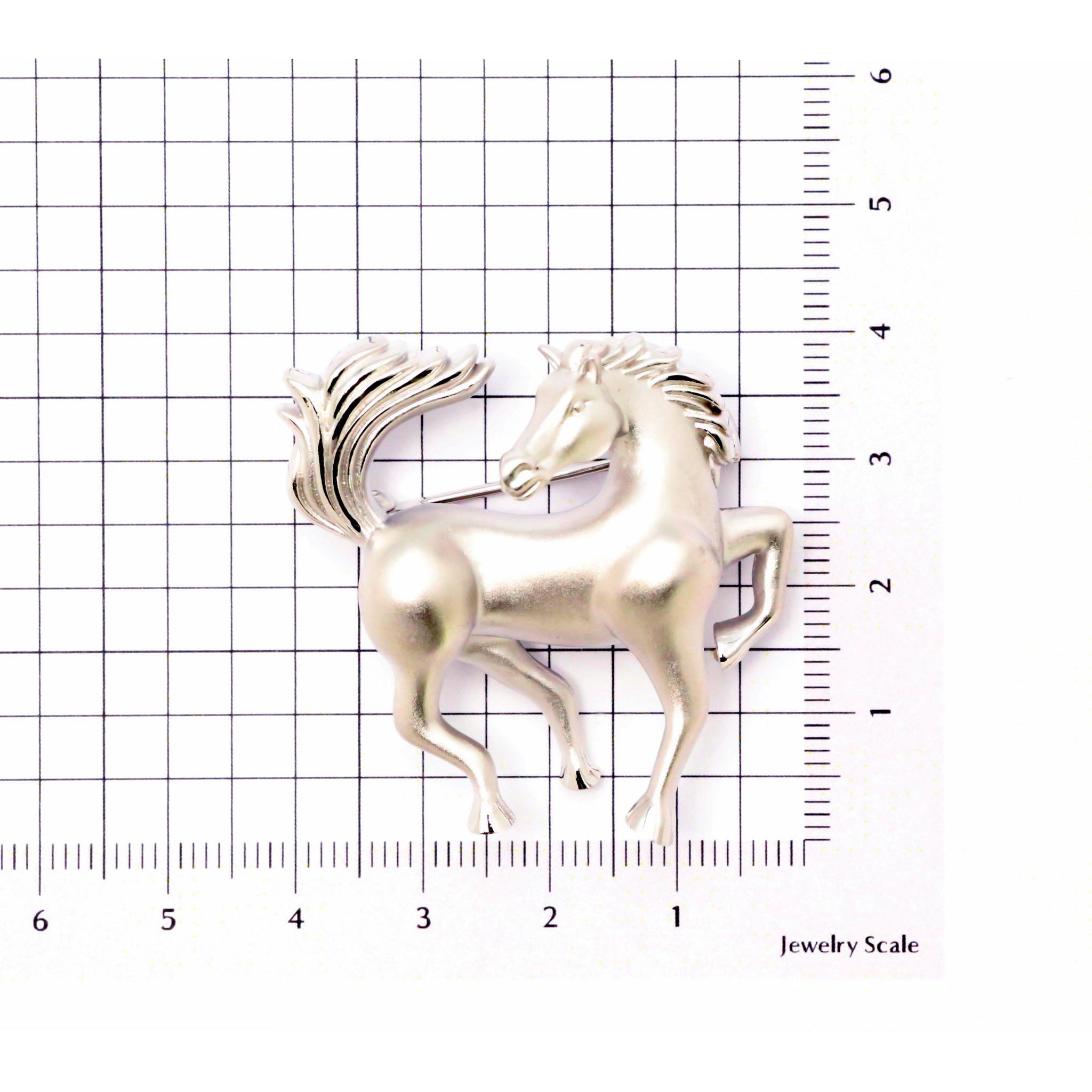 シルバーブローチ（馬モチーフ）《26A04205》