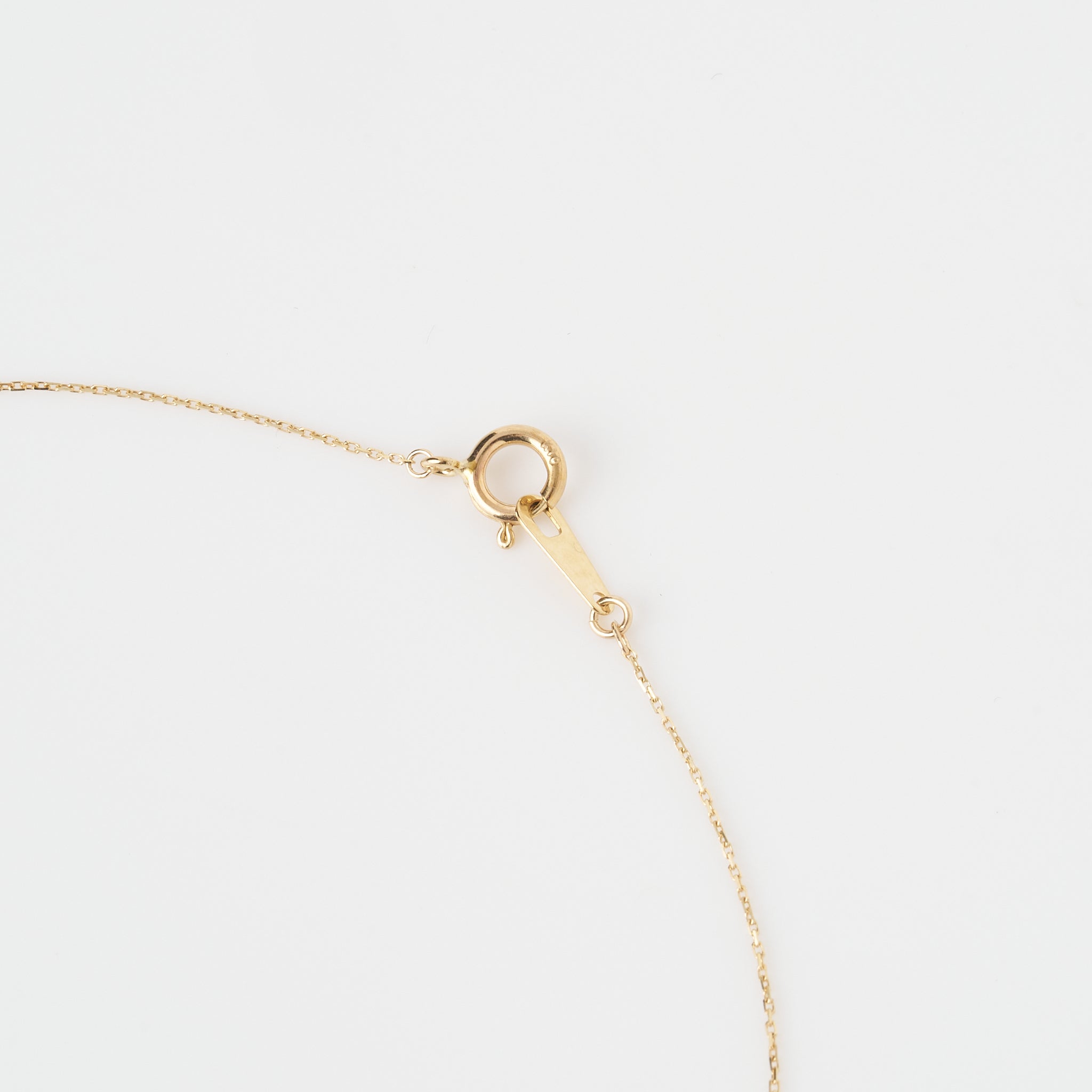 ダイヤモンド K10ネックレス(桜モチーフ/4月誕生石)《26A04801》