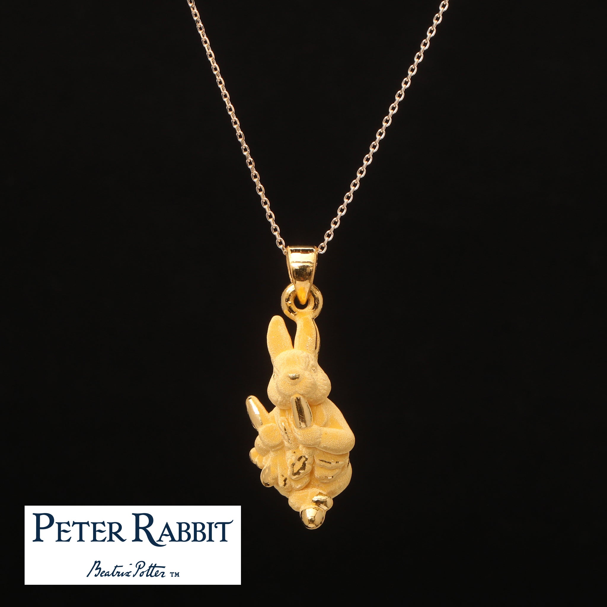 K24/K18ネックレス(純金/ピーターラビット)《26C10107》