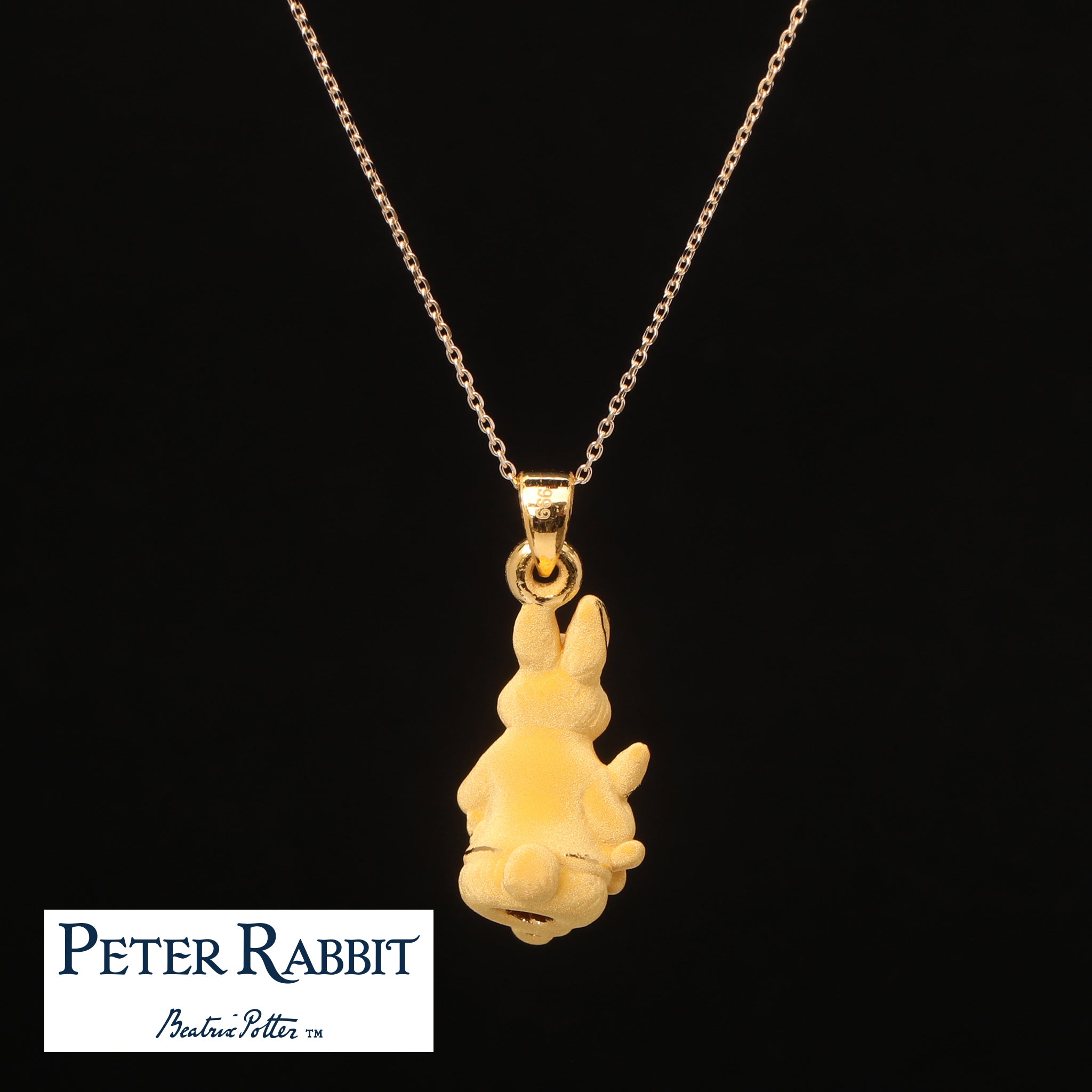 K24/K18ネックレス(純金/ピーターラビット)《26C10107》