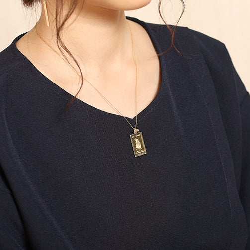 K24/K18ネックレス(純金/ピーターラビット/インゴット/5g)《26C10109》