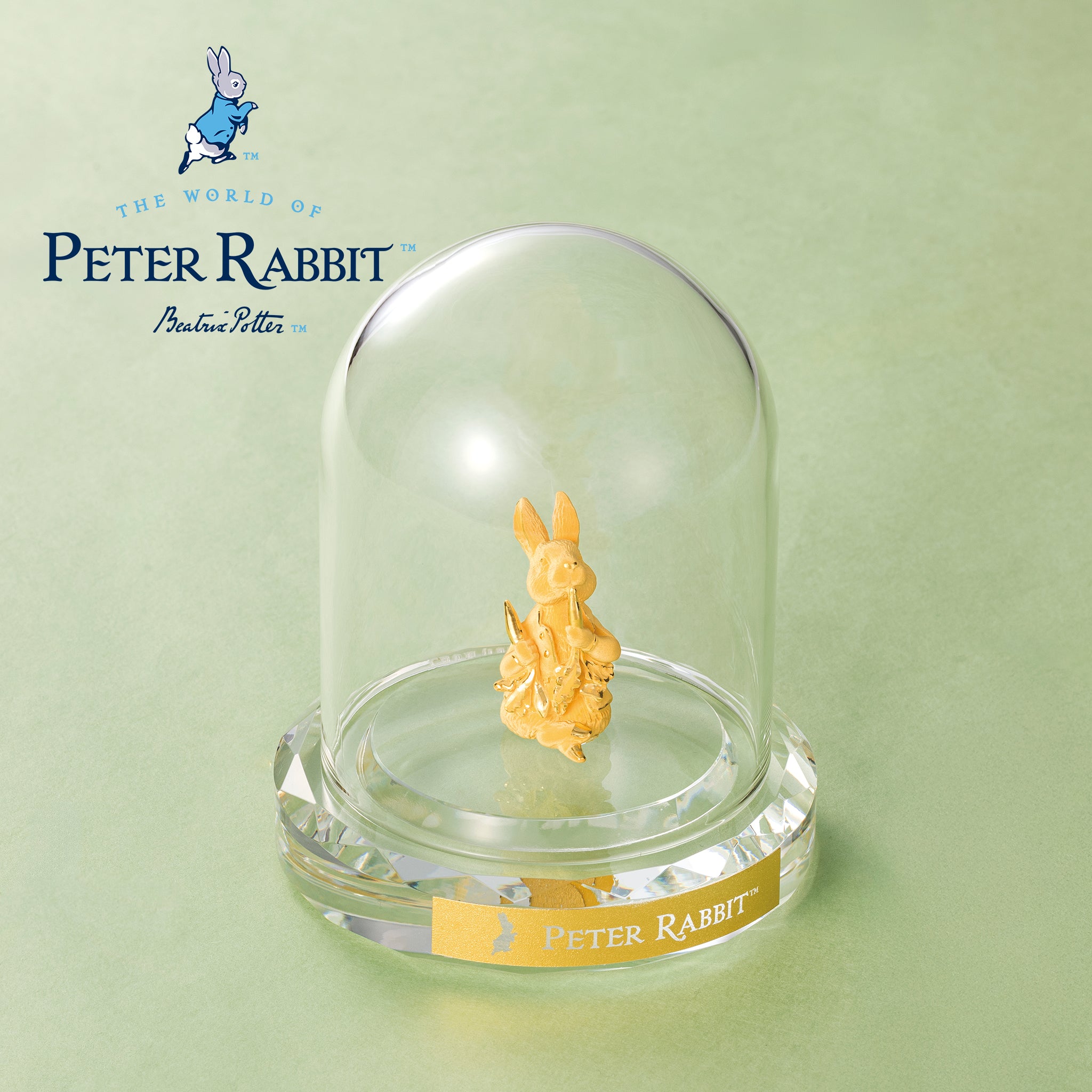 K24金製品(純金/ピーターラビット/フィギア/7g/造幣局品位刻印付)《26C10110》