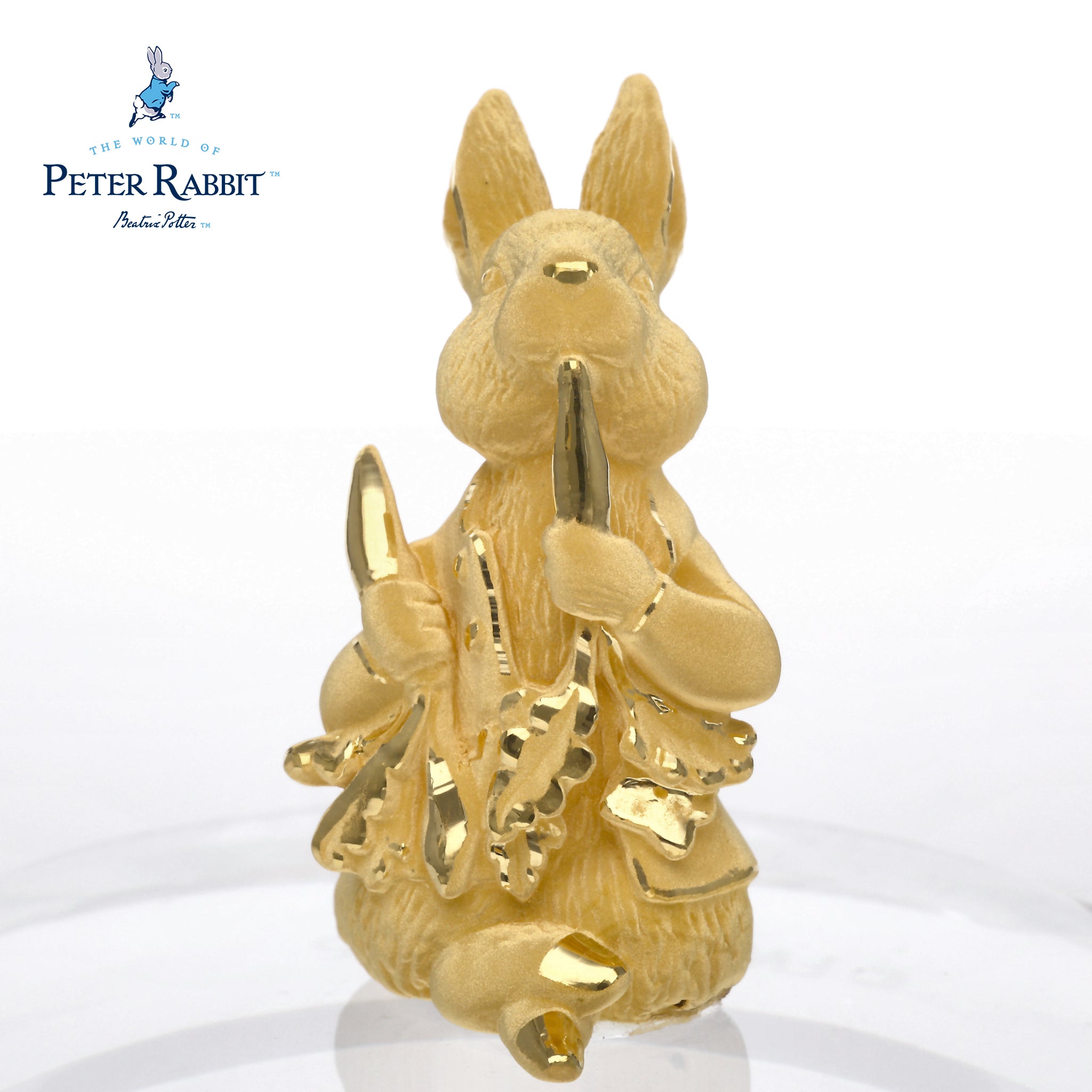 K24金製品(純金/ピーターラビット/フィギア/7g/造幣局品位刻印付)《26C10110》