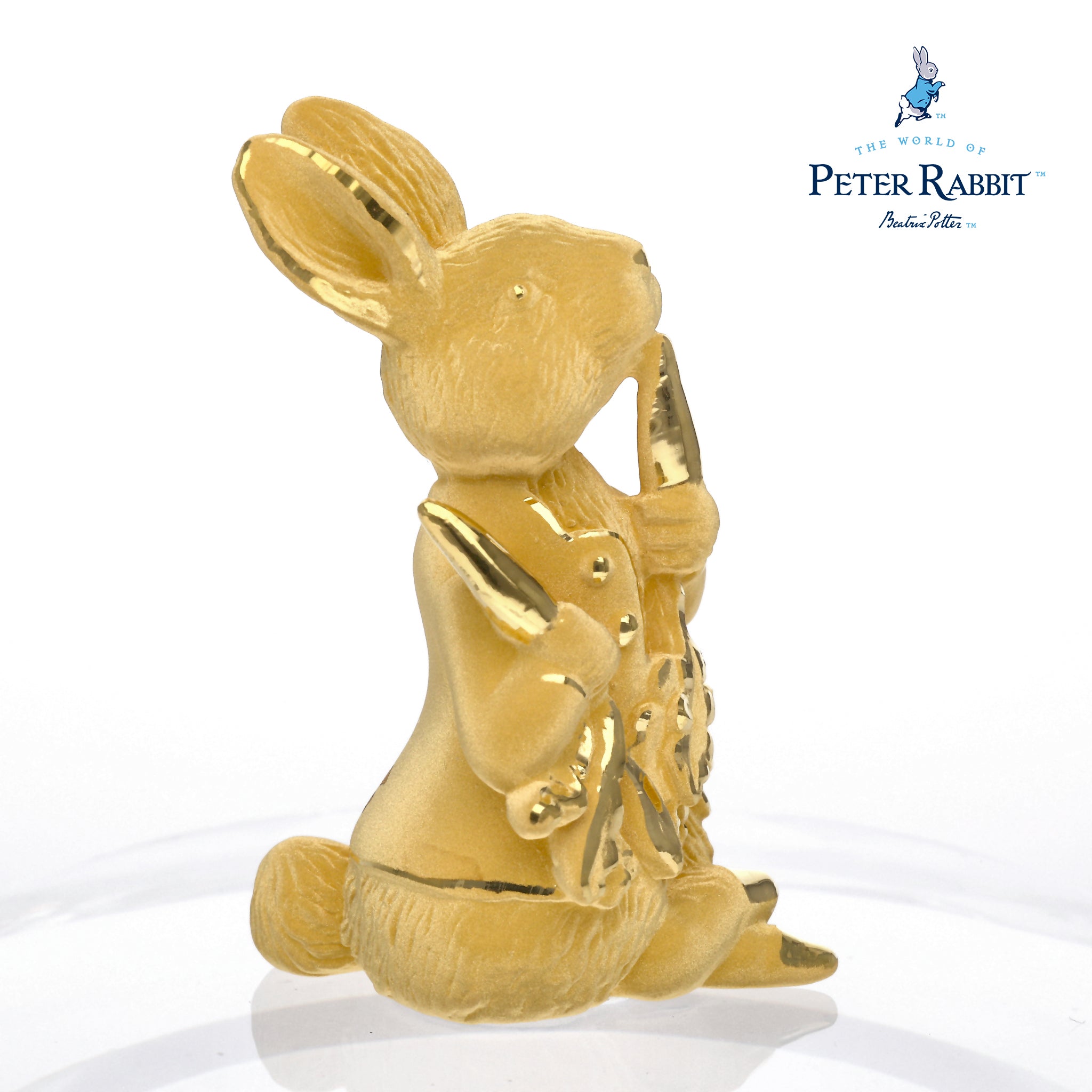 K24金製品(純金/ピーターラビット/フィギア/7g/造幣局品位刻印付)《26C10110》