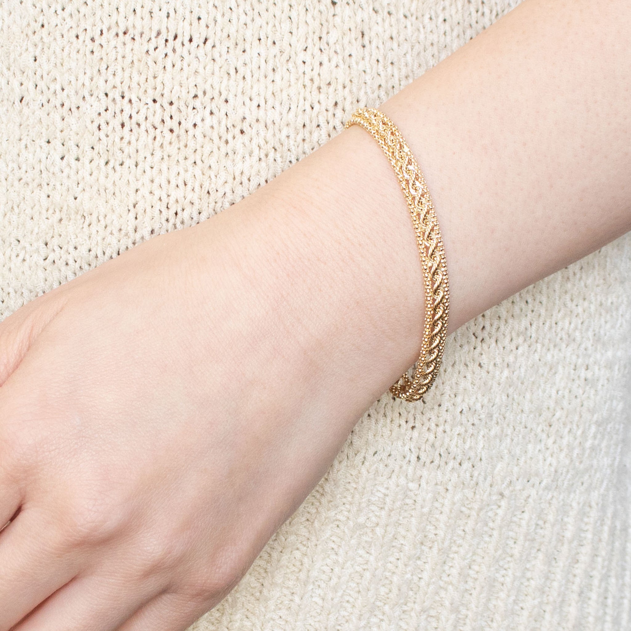 K18ブレスレット(イタリア製)《26C20102》